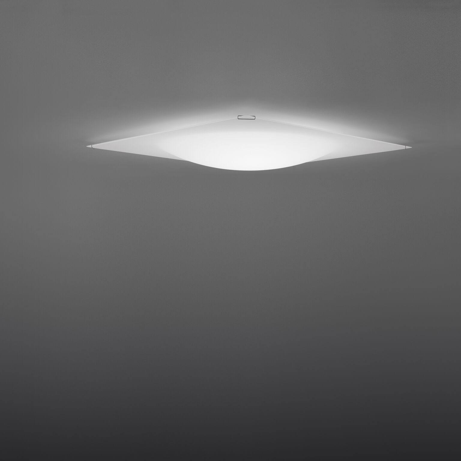 Quadra Ice Flat Ceiling Light By Vibia 1120 00 Hal