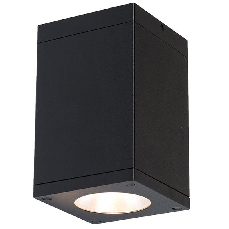 Cube Architectural 90CRI inch Ceiling Light by WAC Lighting DC-CD05 -S927-BK WAC766710