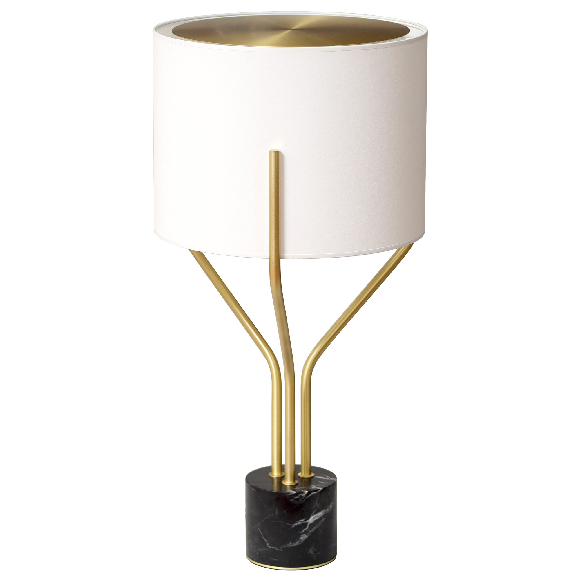 Arborescence Marble Base Table Lamp By Cvl Luminaires Arbores Tblxl Dp100 Sb