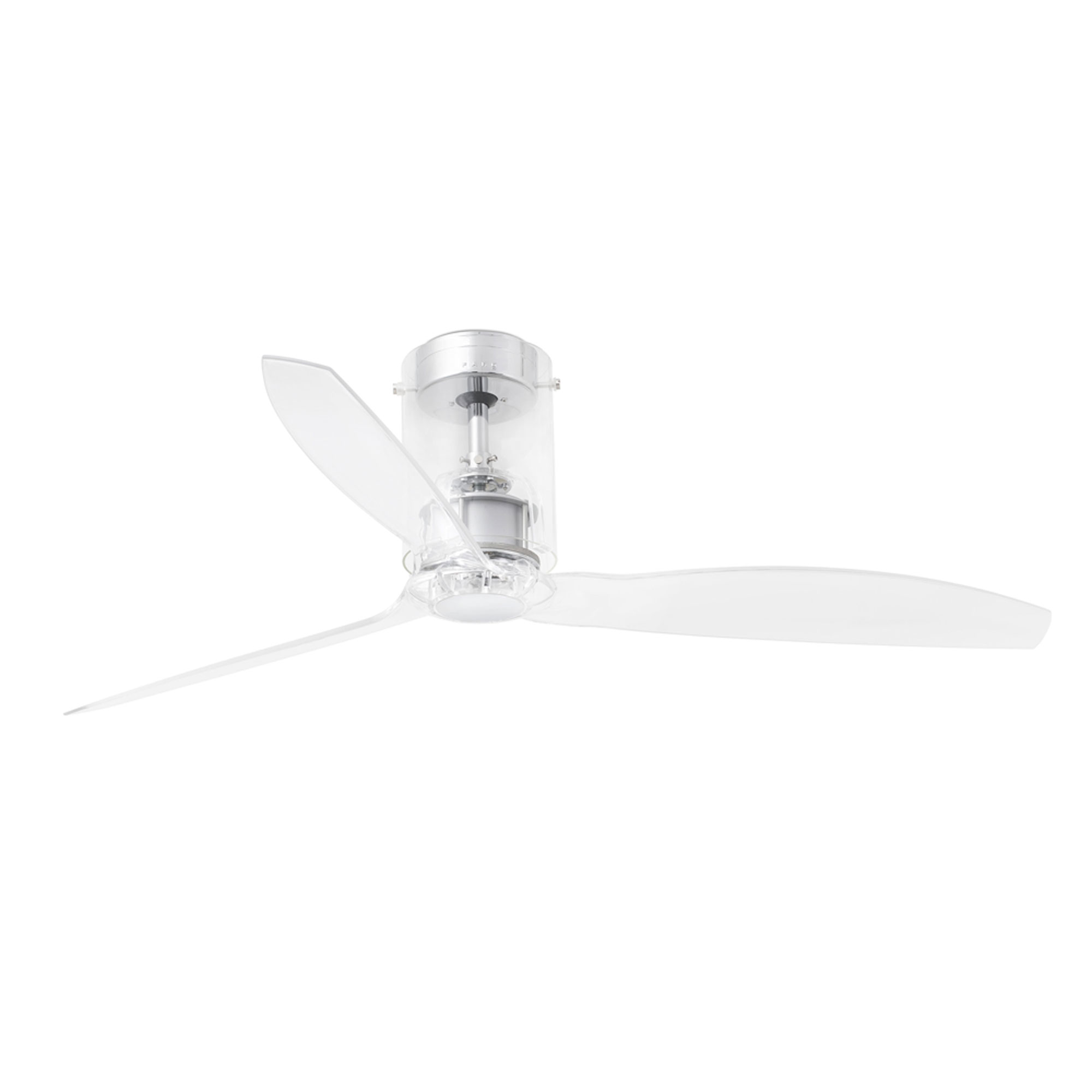 Mini Tube Ceiling Fan w/ Transparent Blades by FARO Barcelona | FAR ...