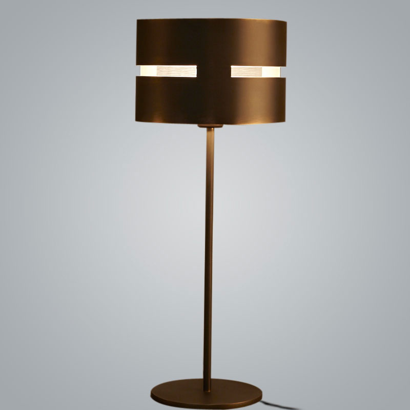 Luz Oculta D5 Metal Table Lamp By Zaneen Design D5 4025brz