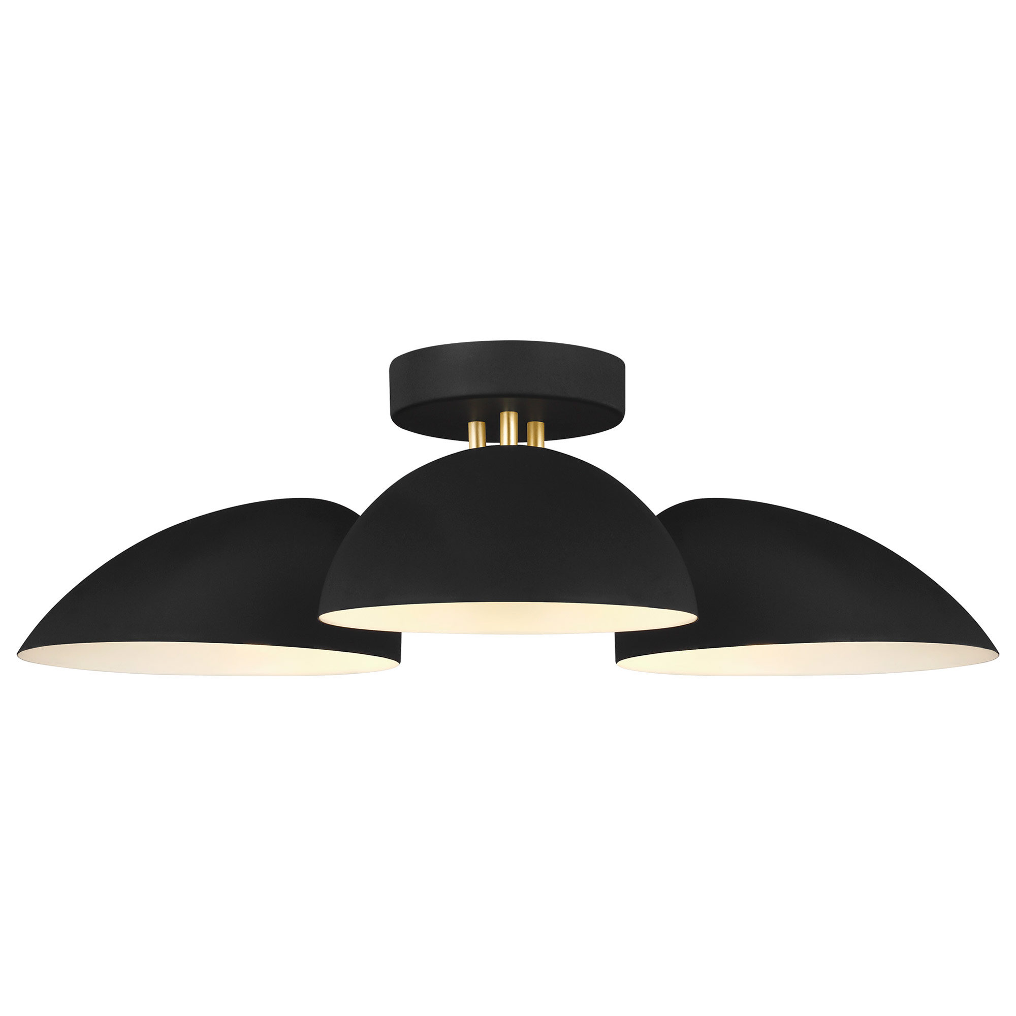 Jane Semi Flush Ceiling Light By Ed Ellen Degeneres Ef1023mbk