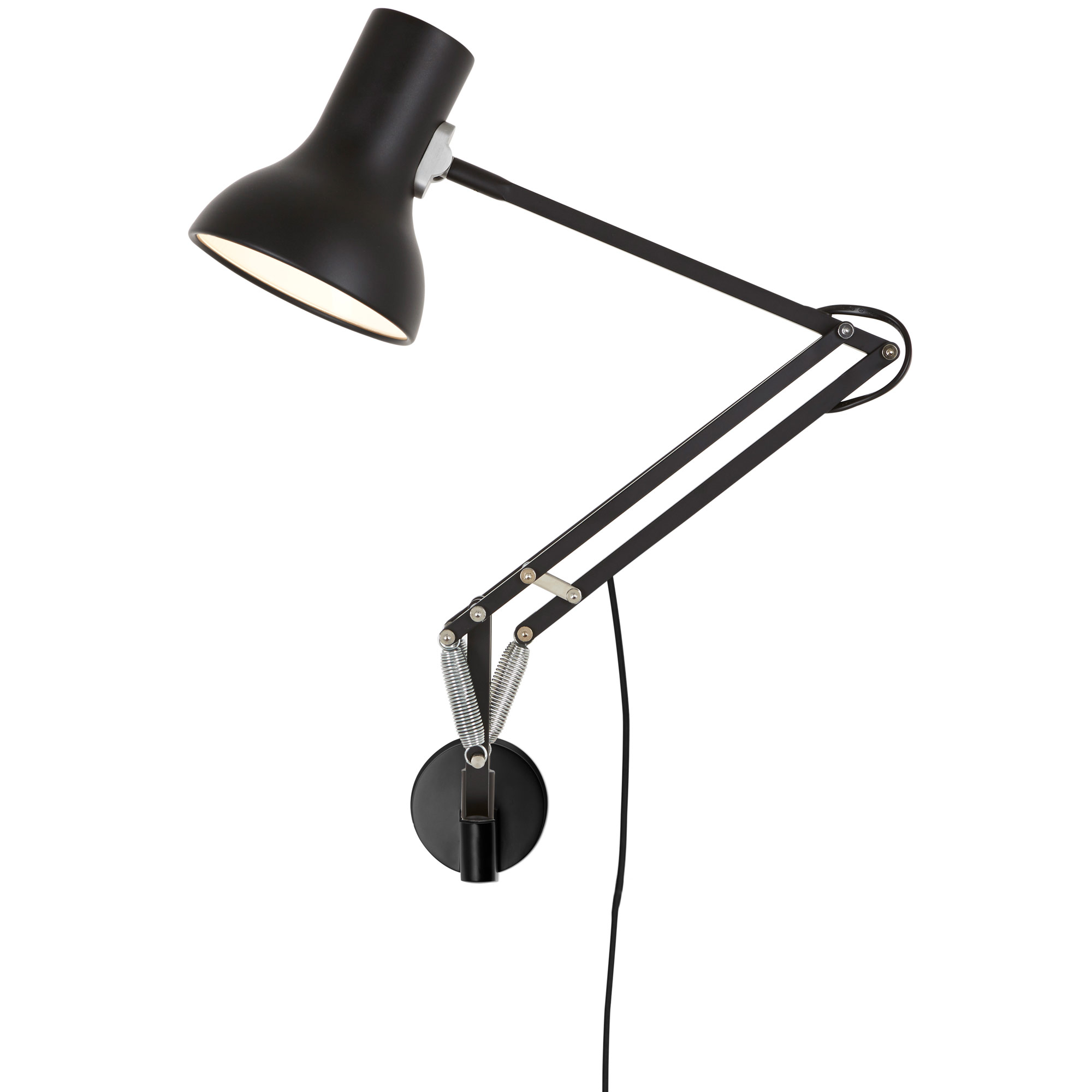 Wall mounted deals swing arm lamp