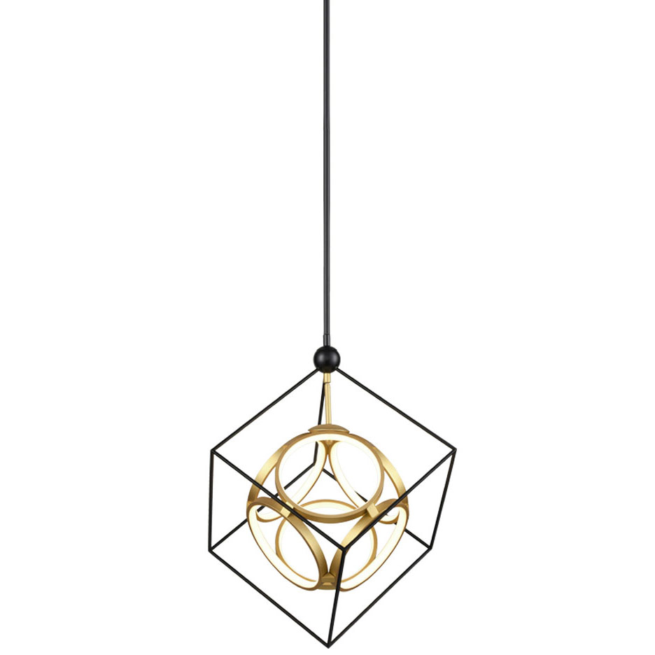 Monza Chandelier by Kuzco Lighting | CH19220-BK/AN | KZC813326