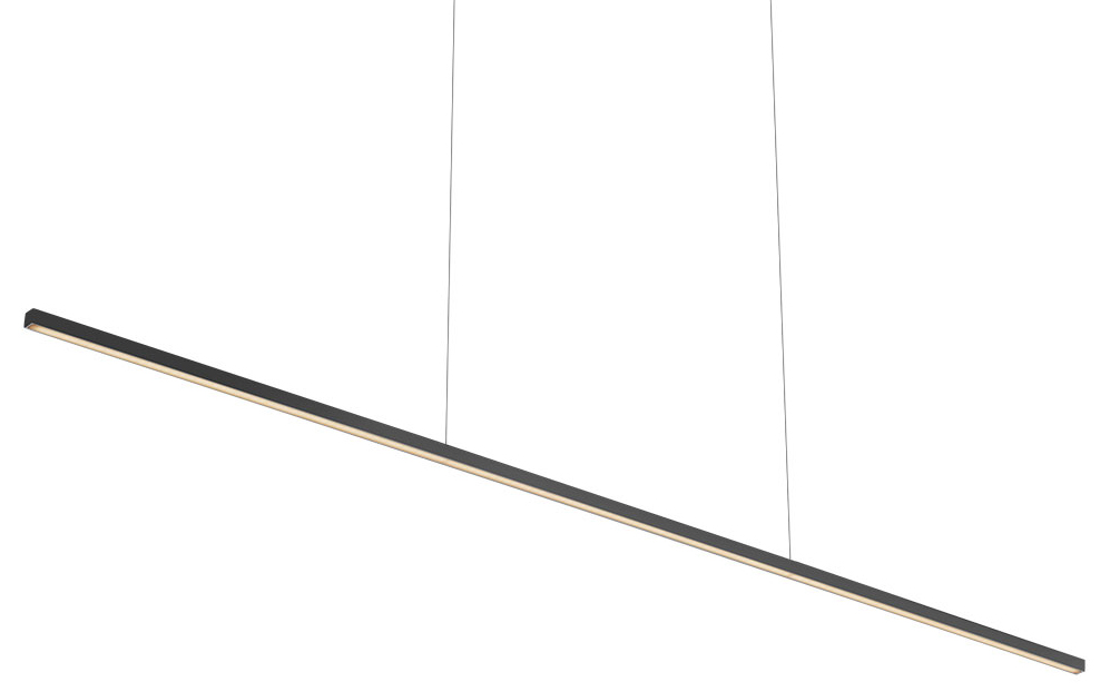 Kælder Matematisk tolv Vega Minor Linear Pendant by Kuzco Lighting | LP18248-BK | KZC813429