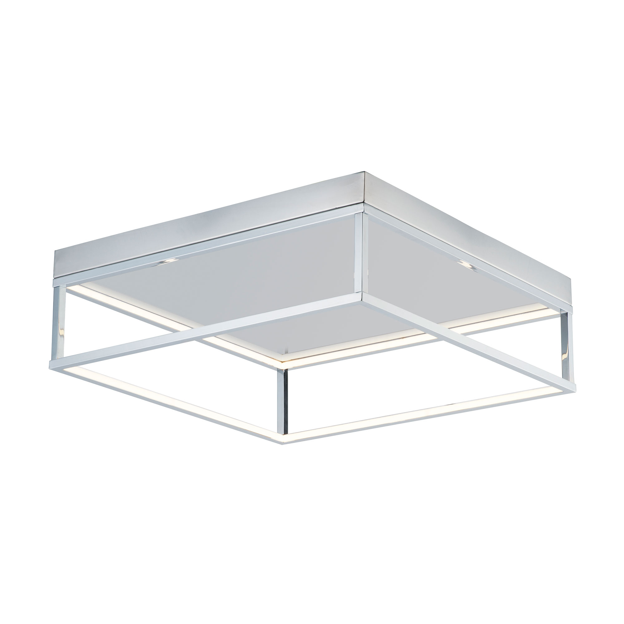 4 Square Flush Mount Ceiling Light By Et2 E30598 Pc