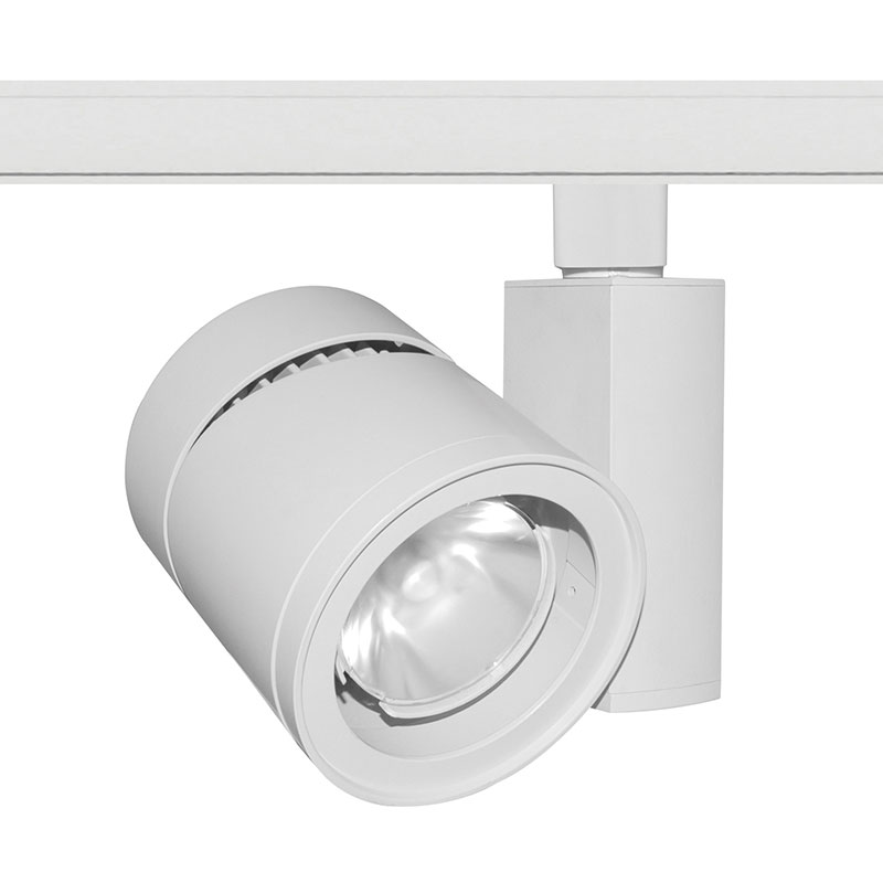 T385l 39w Vertical Cylinder Led Track Fixture By Juno Lighting T385l27k90cripdimflwh
