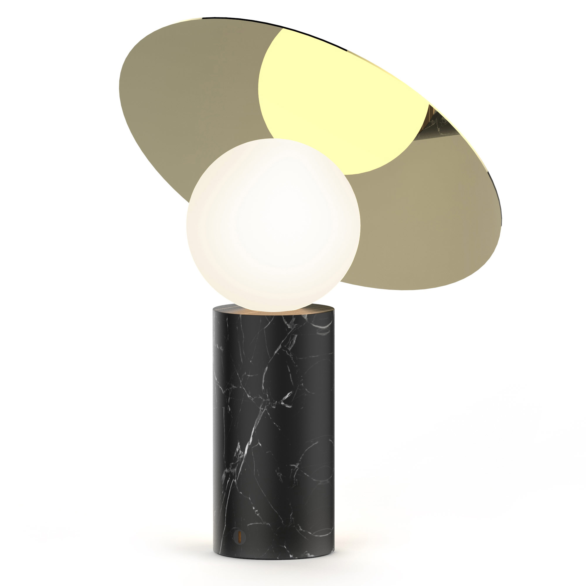 Bola Disc Table Lamp By Pablo Tbl Blk Bra