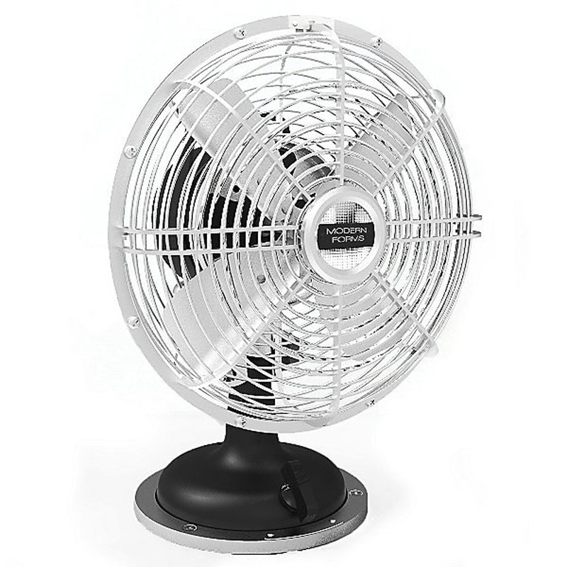 Oscillating Plug In Desk Fan By Modern Forms Ft 1820 8 Bk