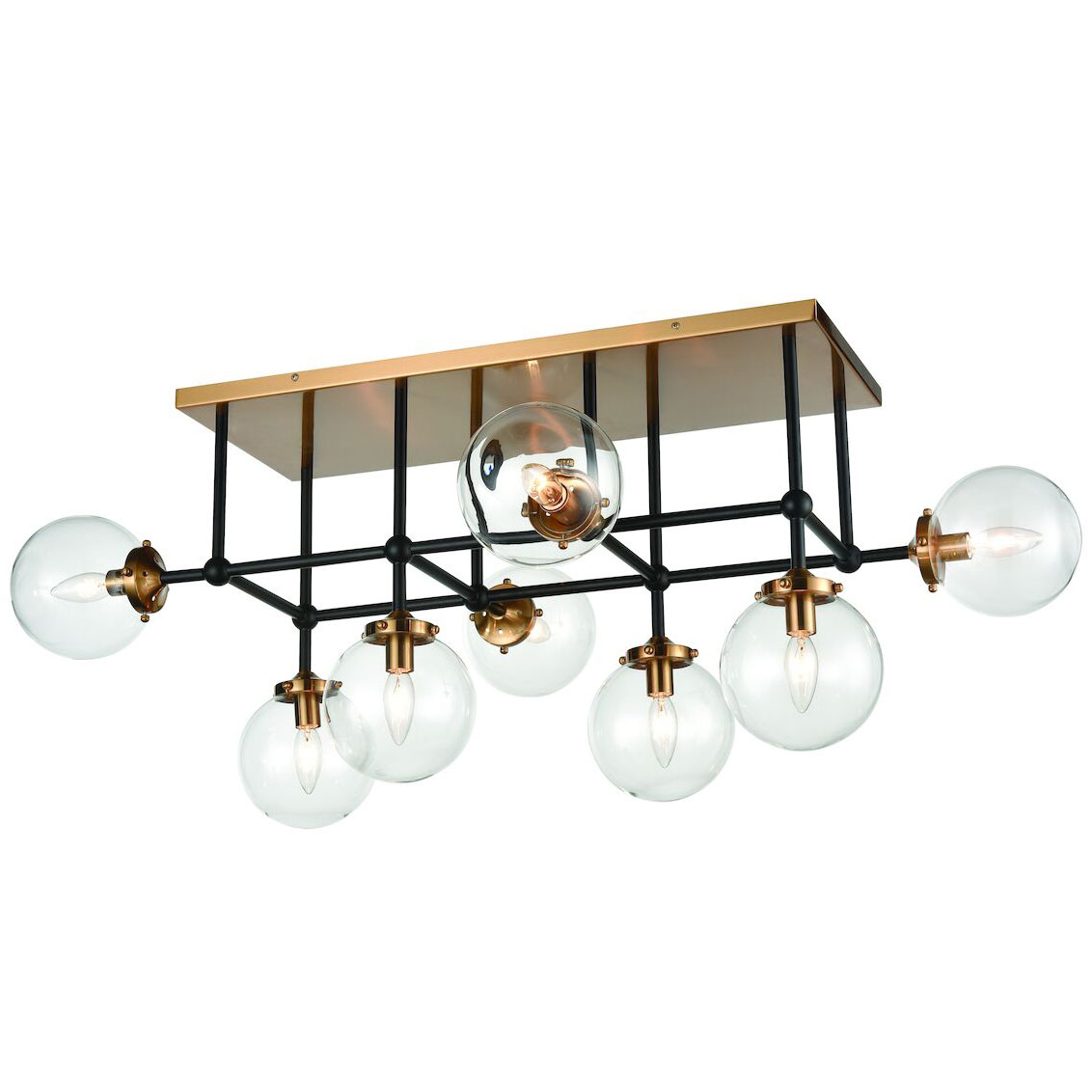 Boudreaux 8 Light Semi Flush Ceiling By Elk Lighting 15437