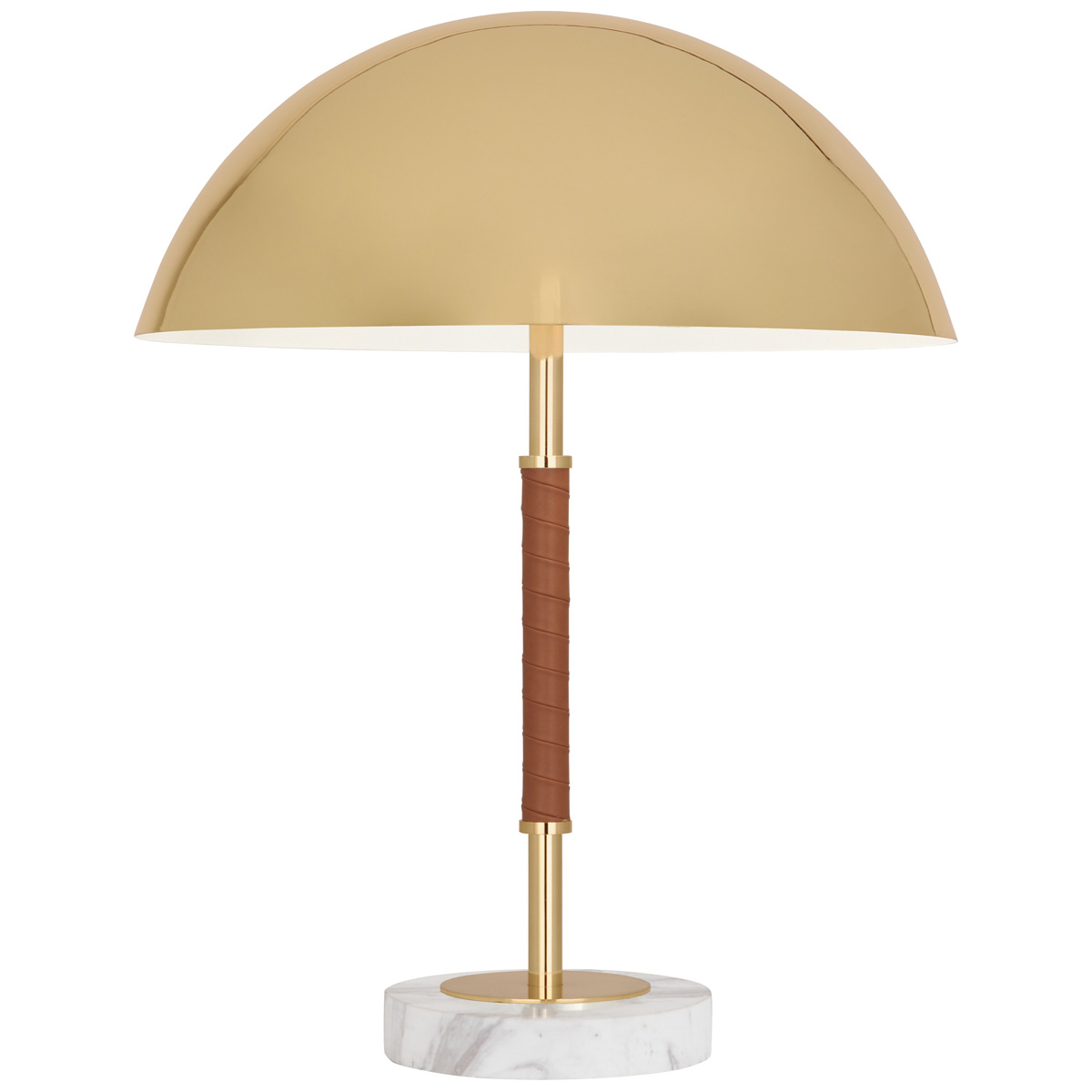 brass dome table lamp