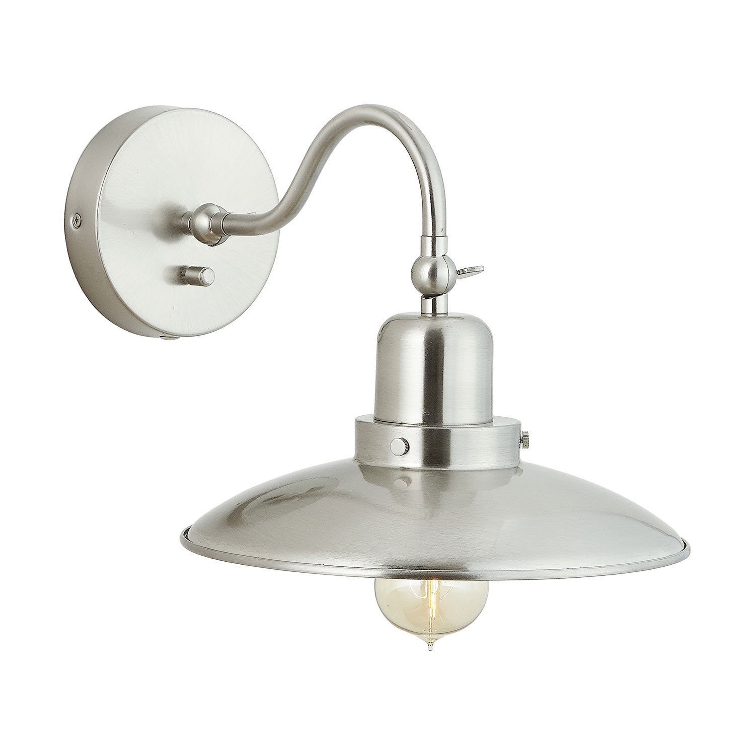 Brushed nickel plug in wall sconce new arrivals