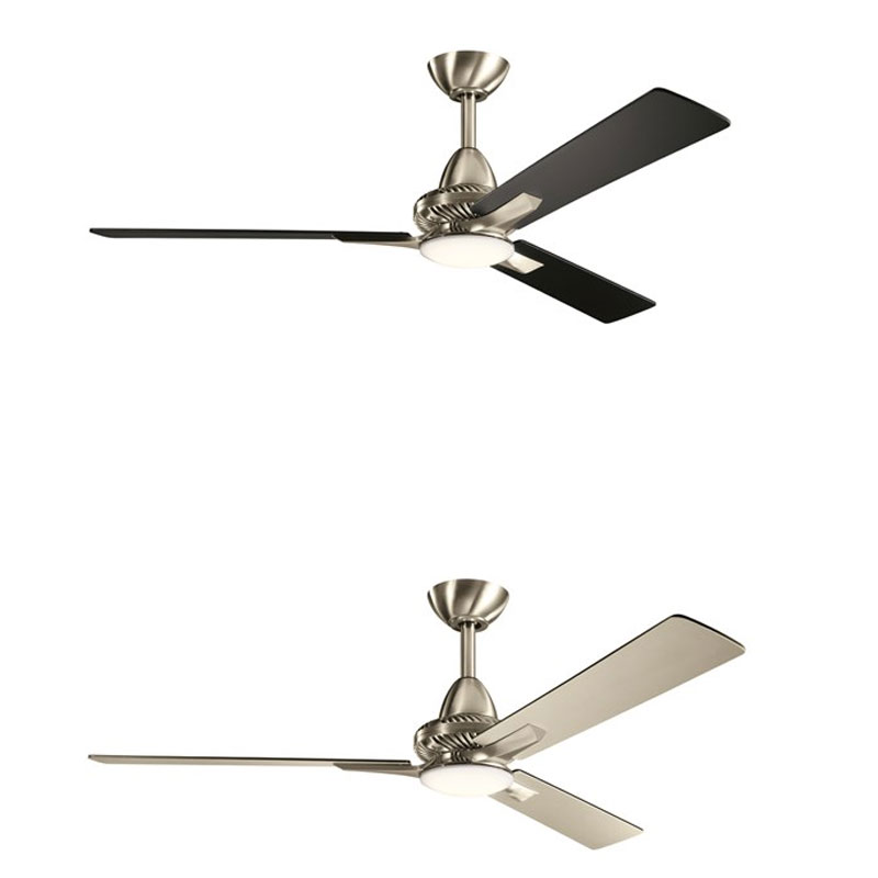 Kosmus Ceiling Fan With Light By, Modern Stainless Steel Ceiling Fans