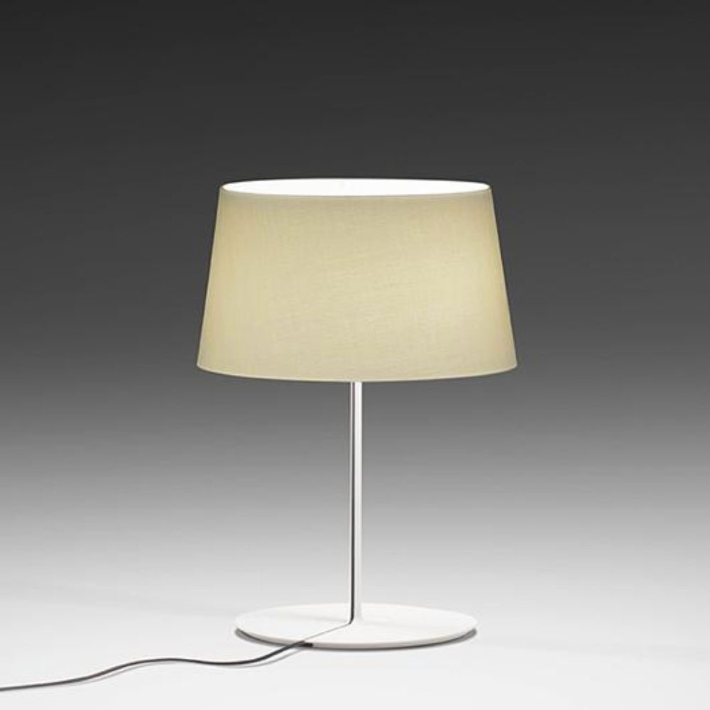 warm table lamp