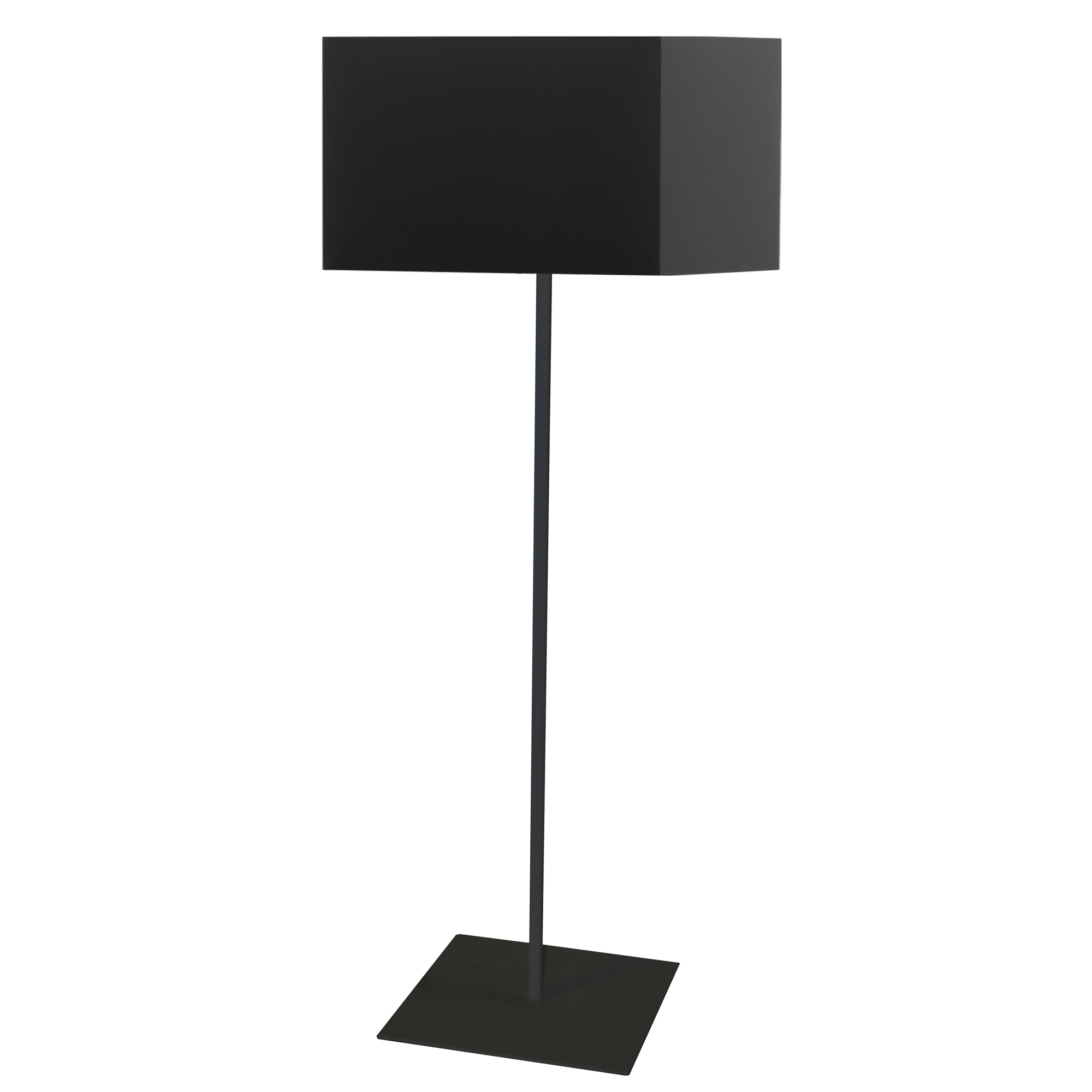 Square Floor Lamp By Dainolite Mm201f, Square Floor Lamp Shade