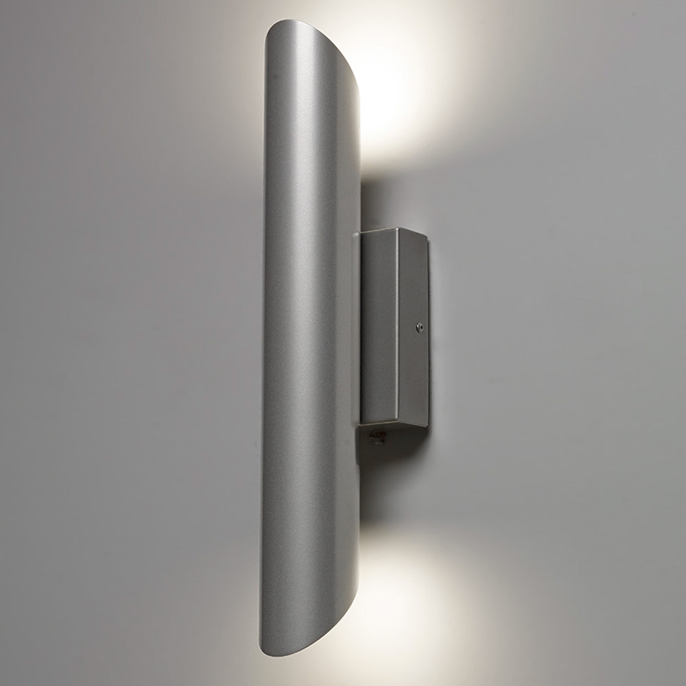 Cylo Slanted Cylinder Wall Sconce by UltraLights 19412 EB OA 04