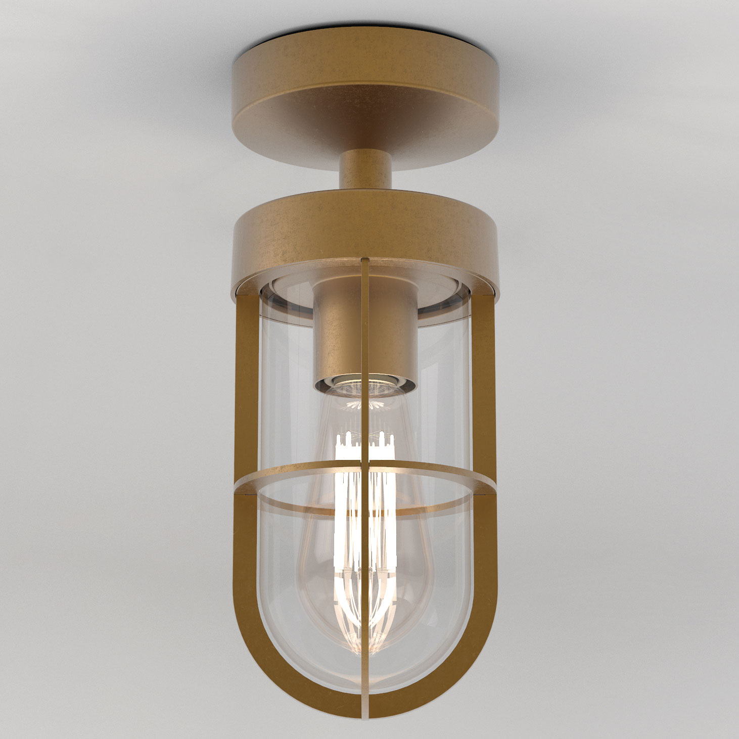Cabin Outdoor Semi Flush Ceiling Light By Astro Lighting 1368019