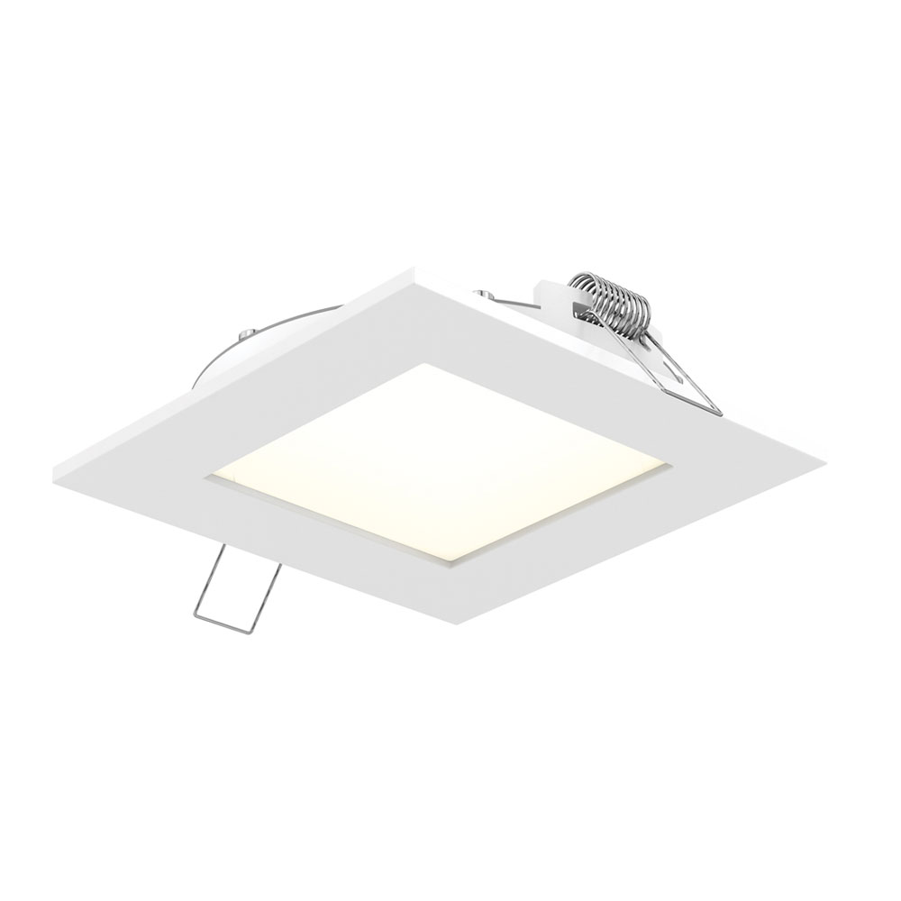 Pro Series 6in Square Recessed Panel Light By Dals Lighting 7006 Sq Wh