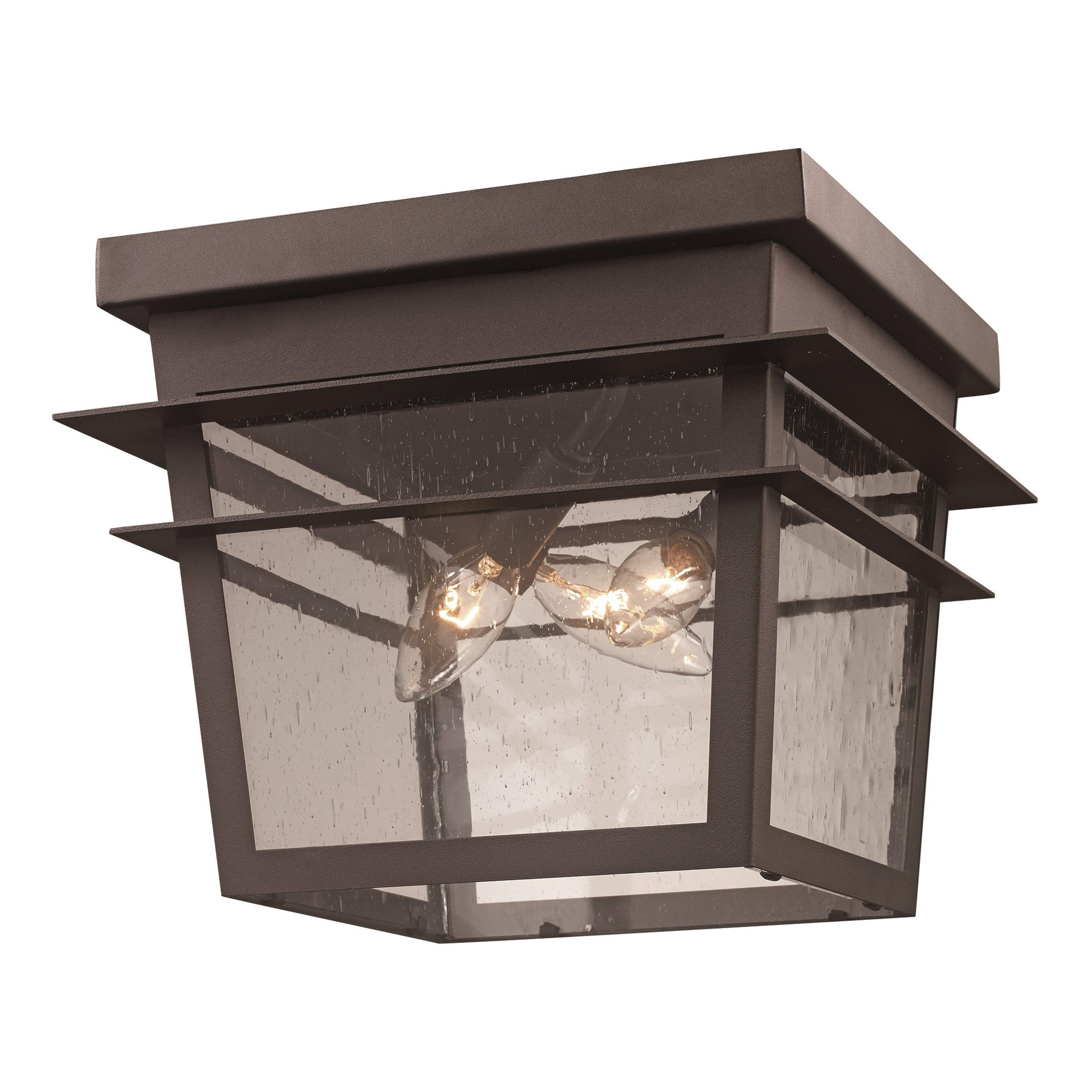 Craftsman Outdoor Ceiling Light Fixture By Trans Globe 51027 Bk Craftsman Outdoor Ceiling Light Fixture