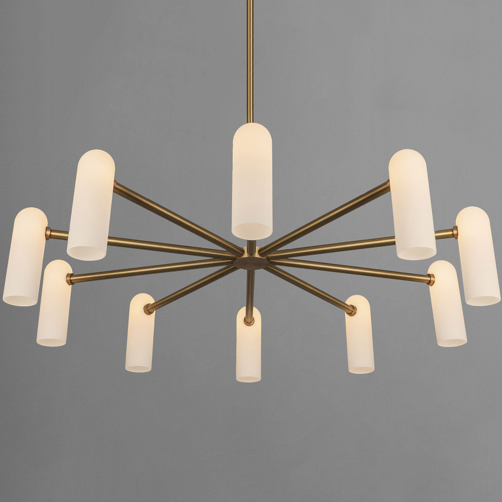 Odyssey Round Chandelier by Schwung Home | B156-LBB-OP-M | SWG890135