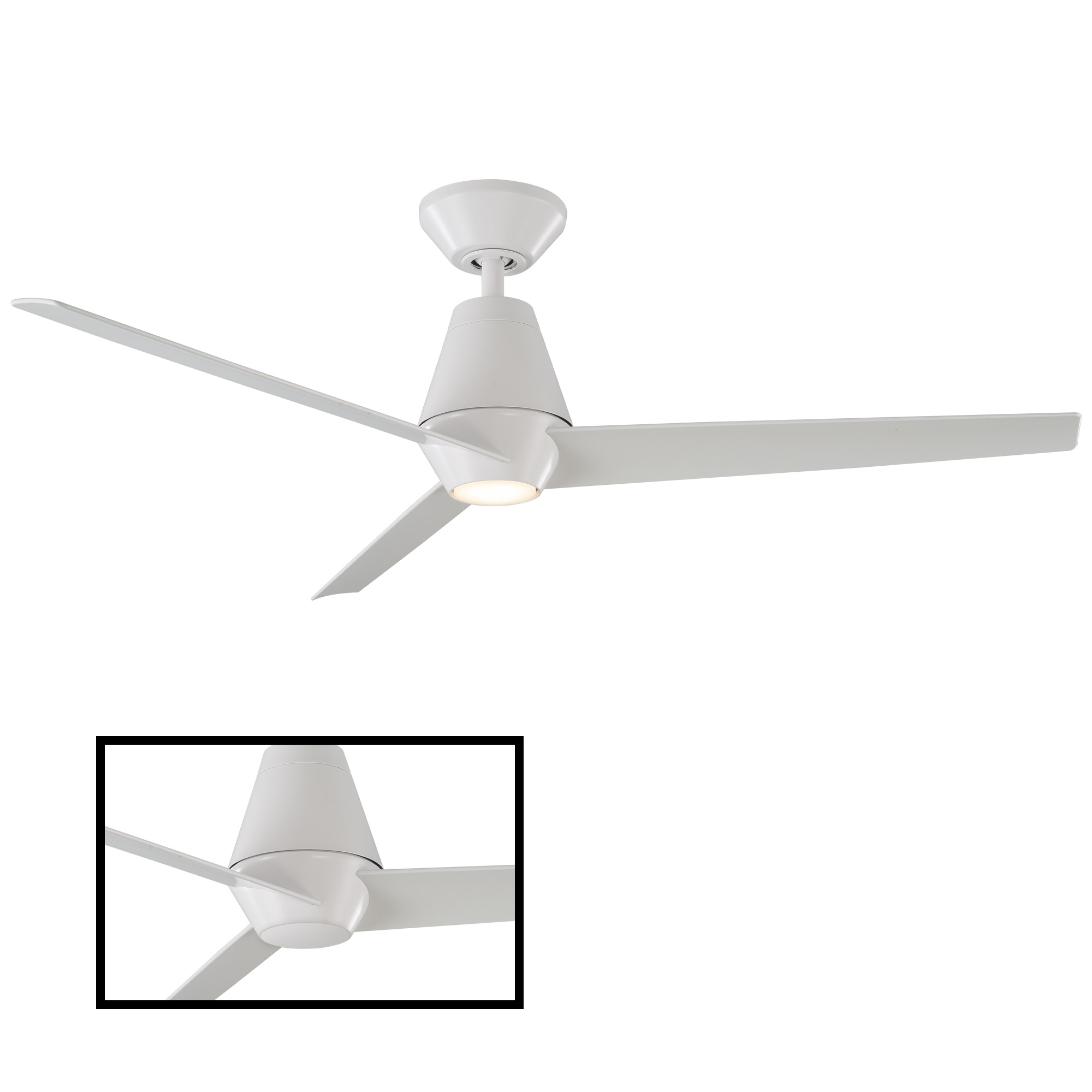 Slim Dc Ceiling Fan With Light By