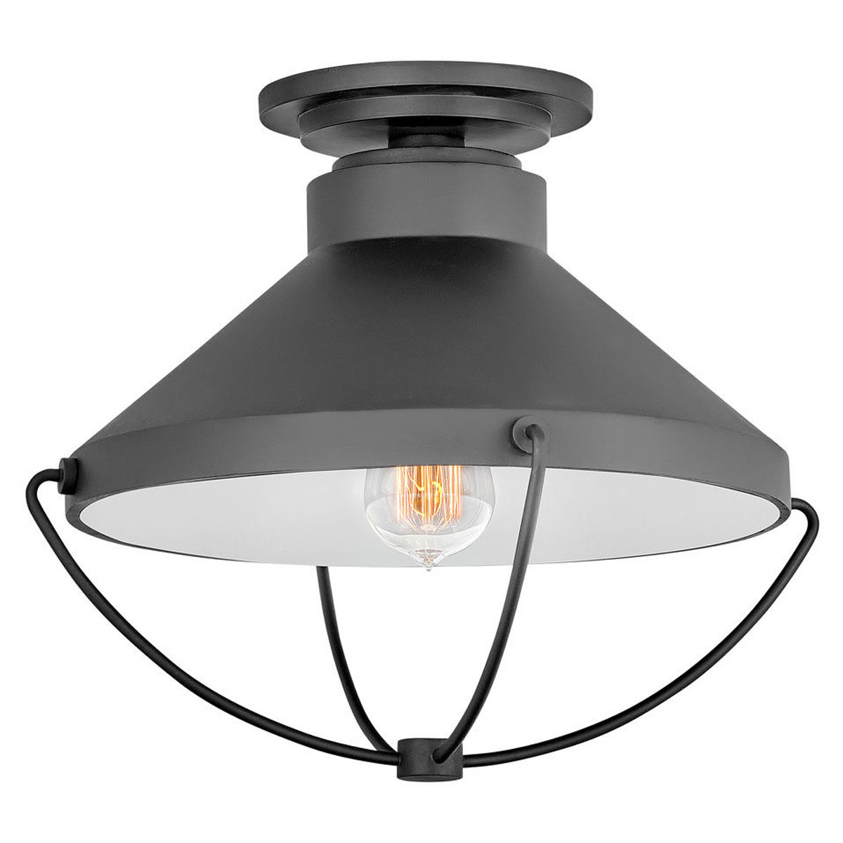 Crew 120v Outdoor Ceiling Light Fixture By Hinkley Lighting 2693bk Hin949360 Crew 120v Outdoor Ceiling Light Fixture, 120v Landscape Lighting Fixtures