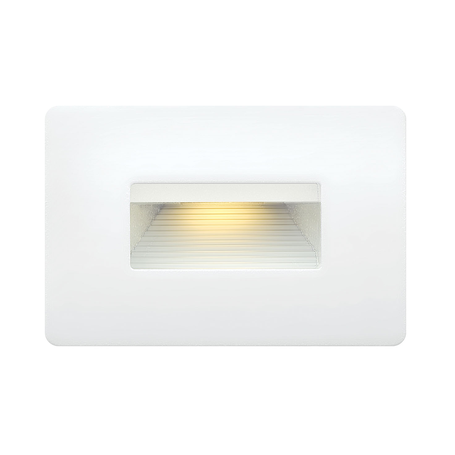120-Volt 4-Watt Horizontal Satin White LED Luna Step Light 120-Volt 4-Watt Horizontal Satin White LED Luna Step Light