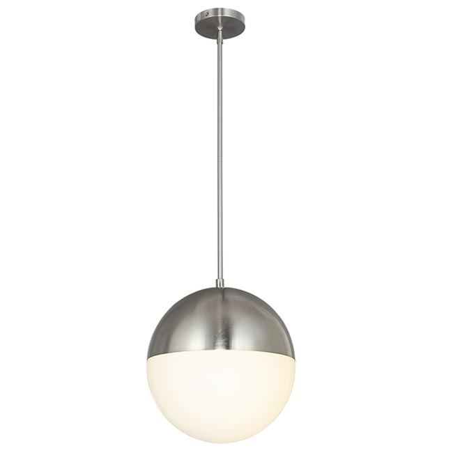 Ion Pendant by Justice Design | FSN-4152-OPAL-NCKL | JUS969445