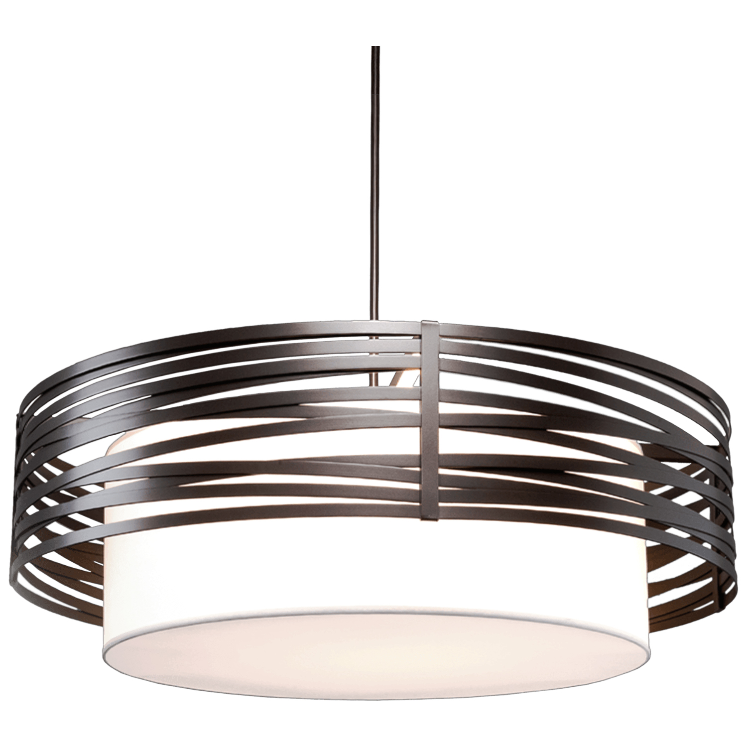 Tempest Linen Drum Pendant by Hammerton Studio | CHB0013-48-FB-SH-001 ...