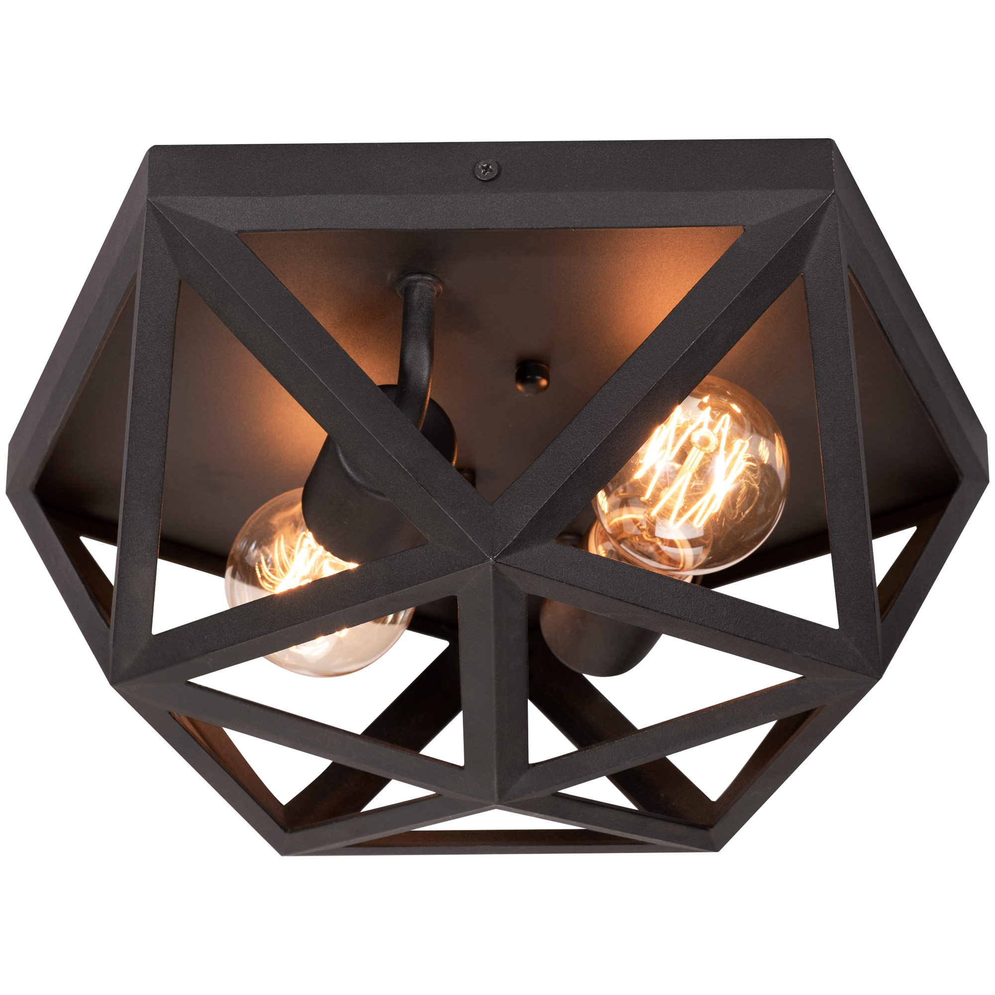 Quoizel Liberty Park 13-in Bronze Modern/Contemporary Flush Mount Light Quoizel Liberty Park 13-in Bronze Modern/Contemporary Flush Mount Light
