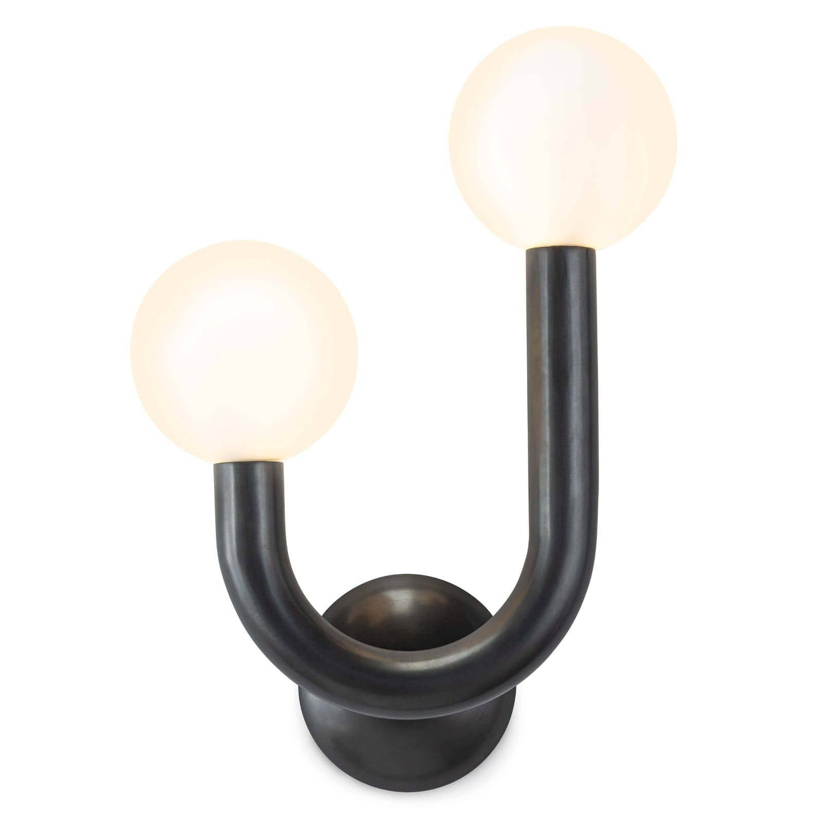 Orb sconce deals