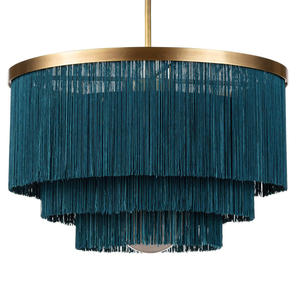 Fringe chandelier light deals