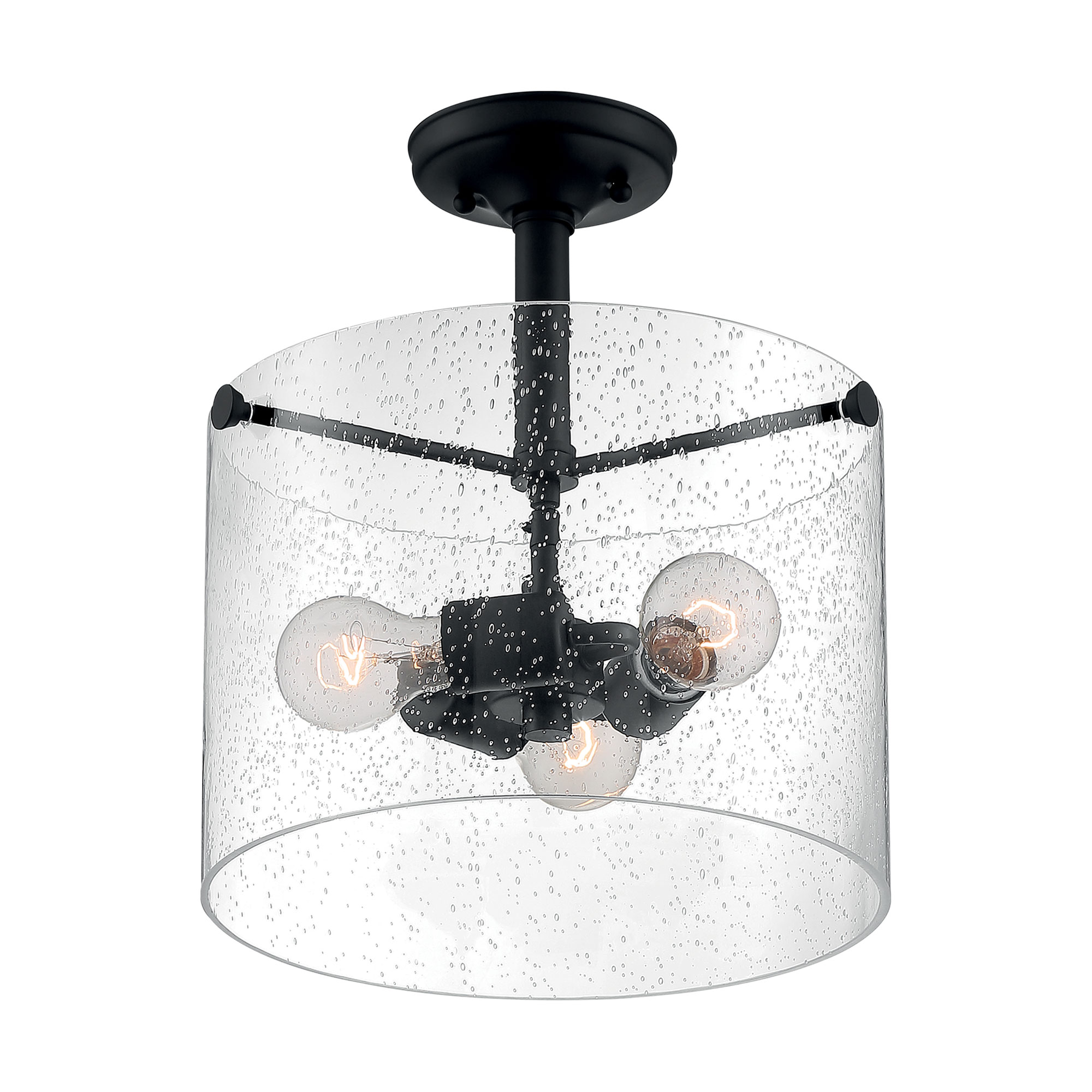 Bransel Semi Flush Ceiling Light by Nuvo Lighting | 60-7288 | NVO989100, image size:2000x2000