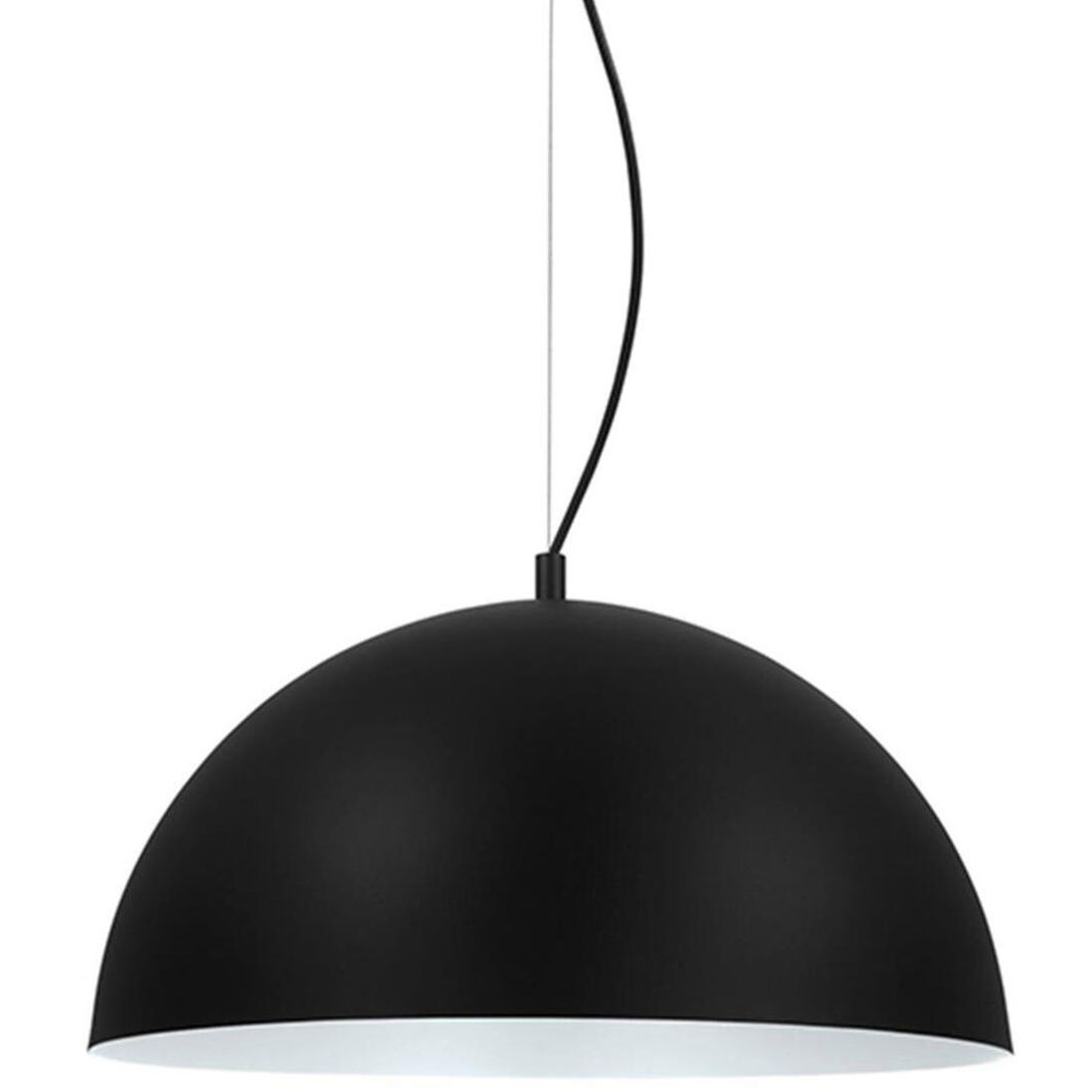 Eglo black pendant light hotsell