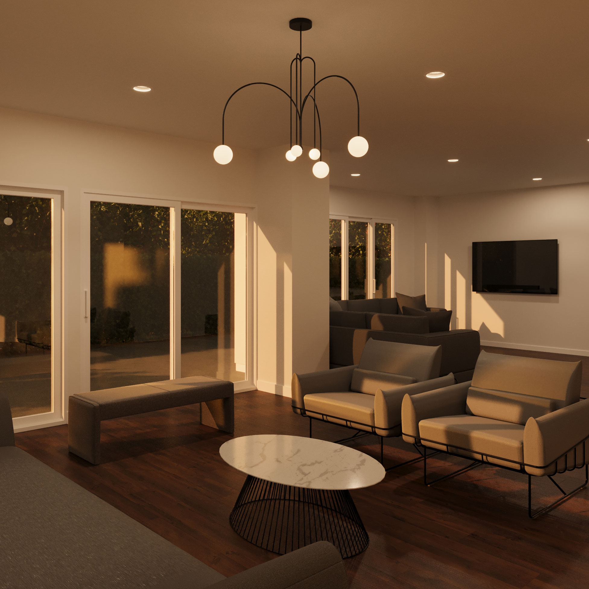 Comet Chandelier by Artcraft | AC6656BK | ARC1037629