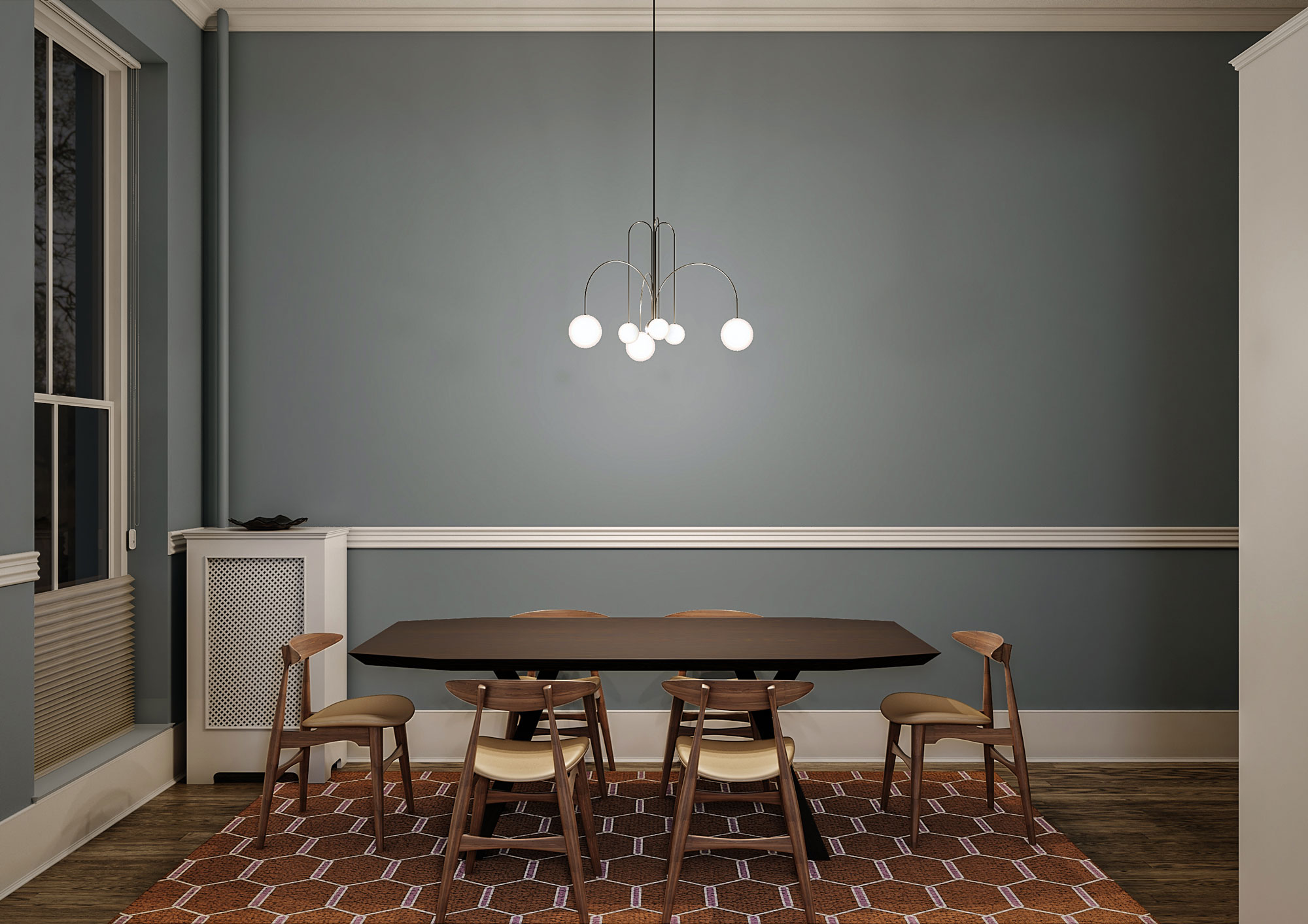 Comet Chandelier by Artcraft | AC6656BK | ARC1037629