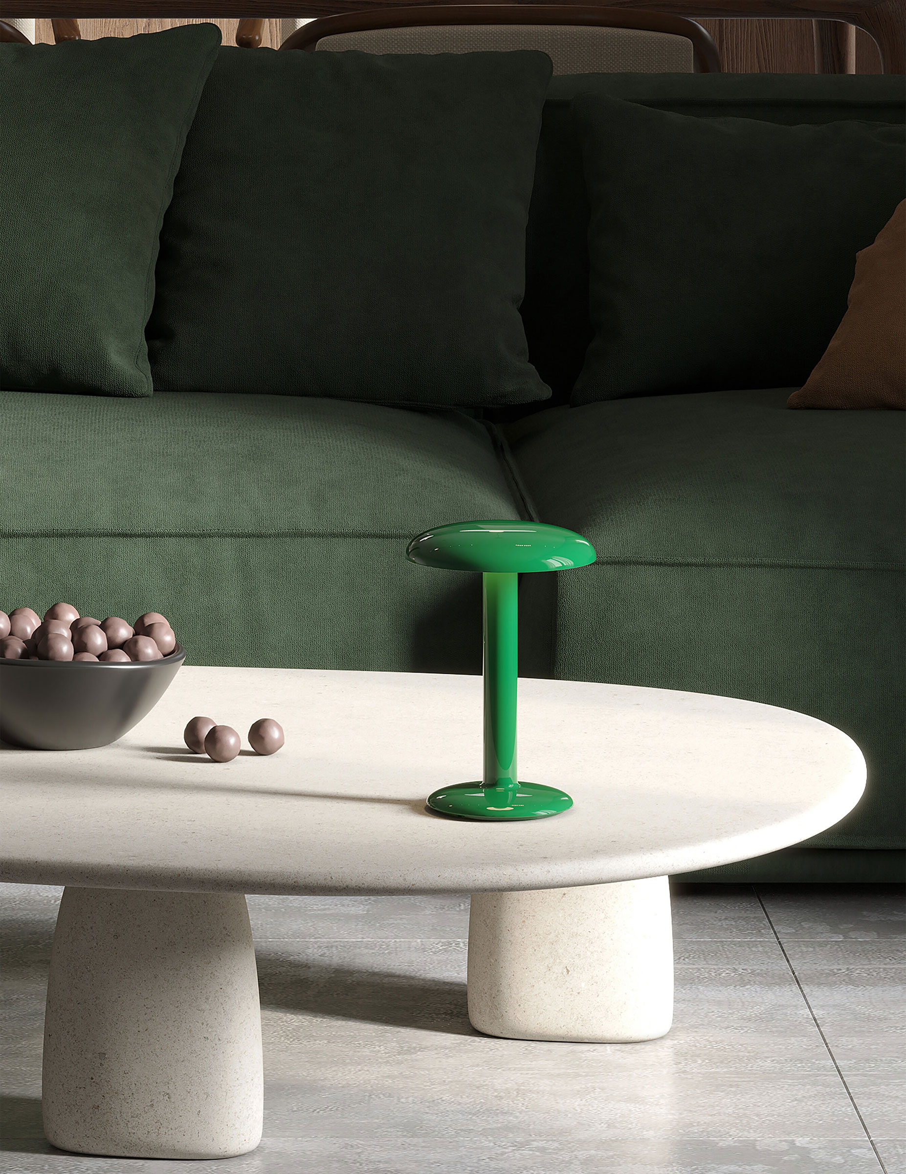 Gustave Residential Portable Table Lamp by FLOS | 09.8405.VL