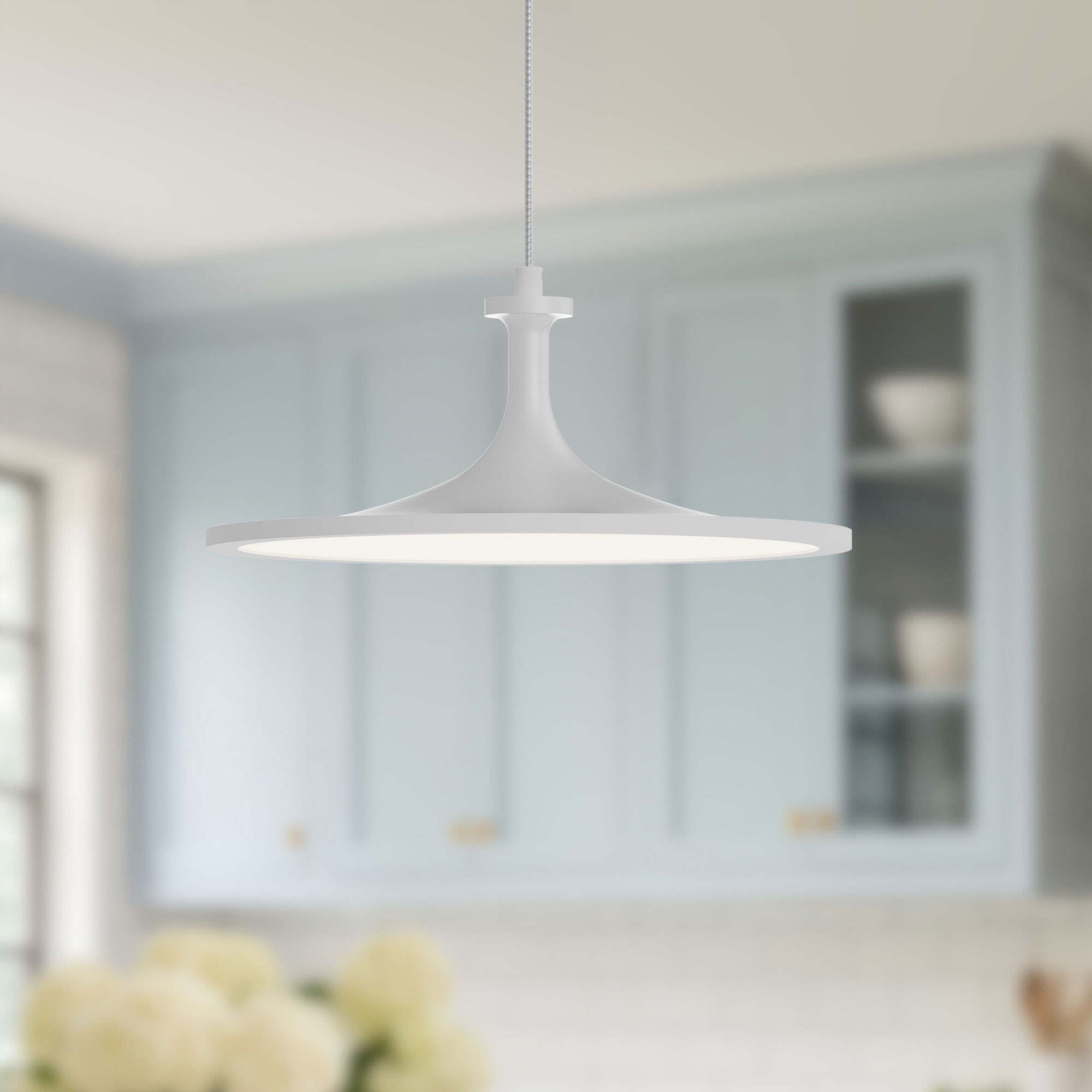 いっさ Issa LED Pendant in White