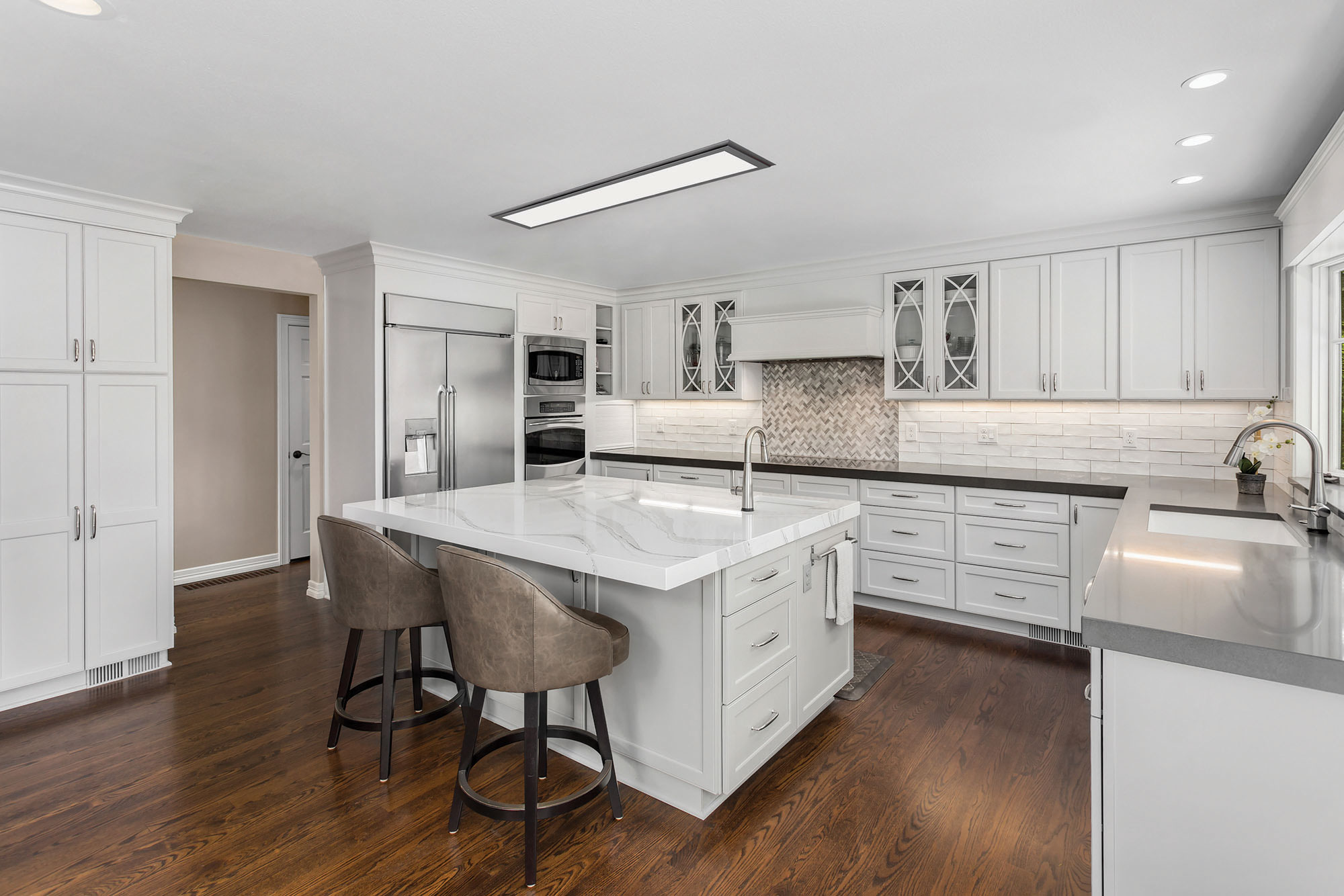 Surface mount shop kitchen lighting
