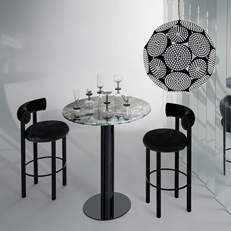 Fat Stool by Tom Dixon | FATS11HA0190BL | TDX1125423
