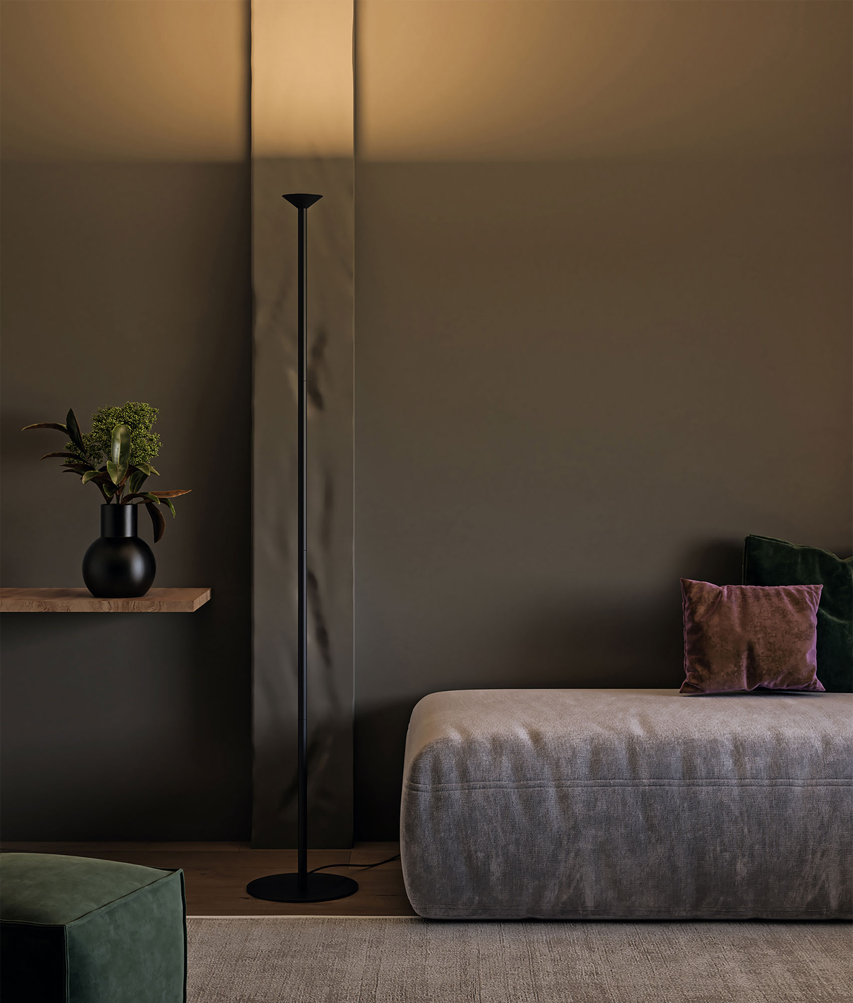 Valor Floor Lamp by Kuzco Lighting | FL12168-BK | KZC1285282