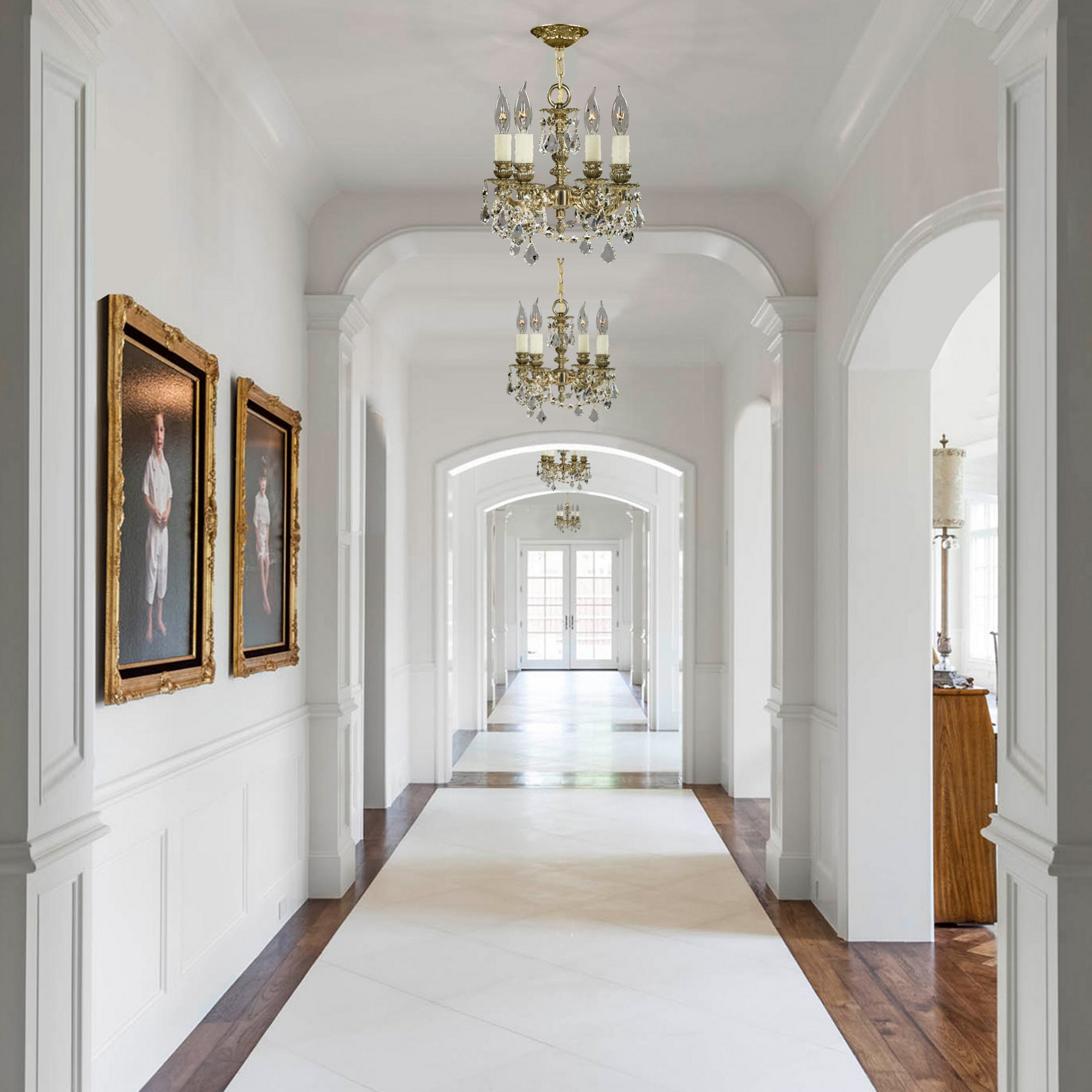 Lighting for high ceiling hallway discount