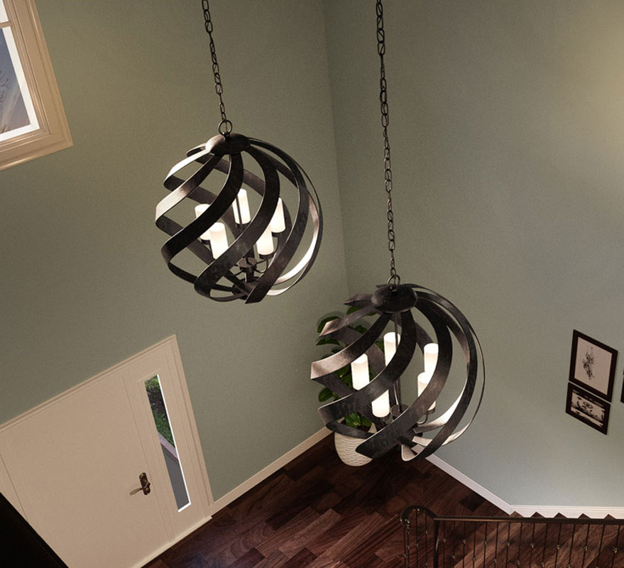Installation Gallery Quoizel Chandeliers Pendants Blacksmith Pendant By Quoizel