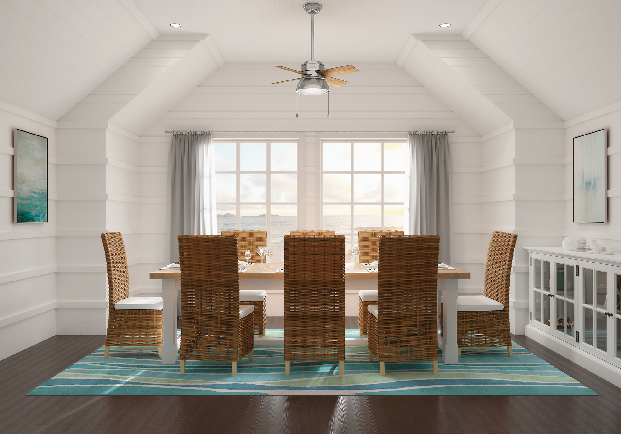 Installation Gallery Dining Room Lighting Fans