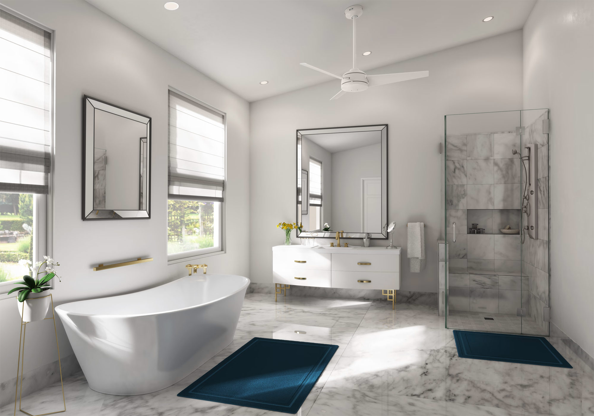 How to Light a Bathroom - Lightology