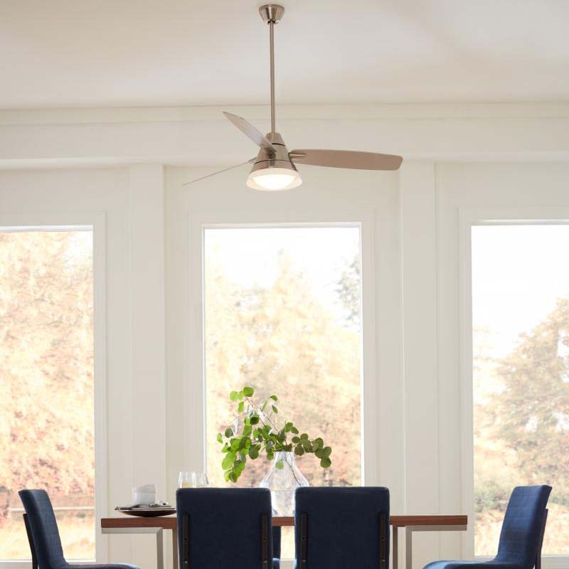 Installation Gallery Dining Room Lighting Fans Nord Indoor Outdoor Ceiling Fan With Light By Monte Carlo