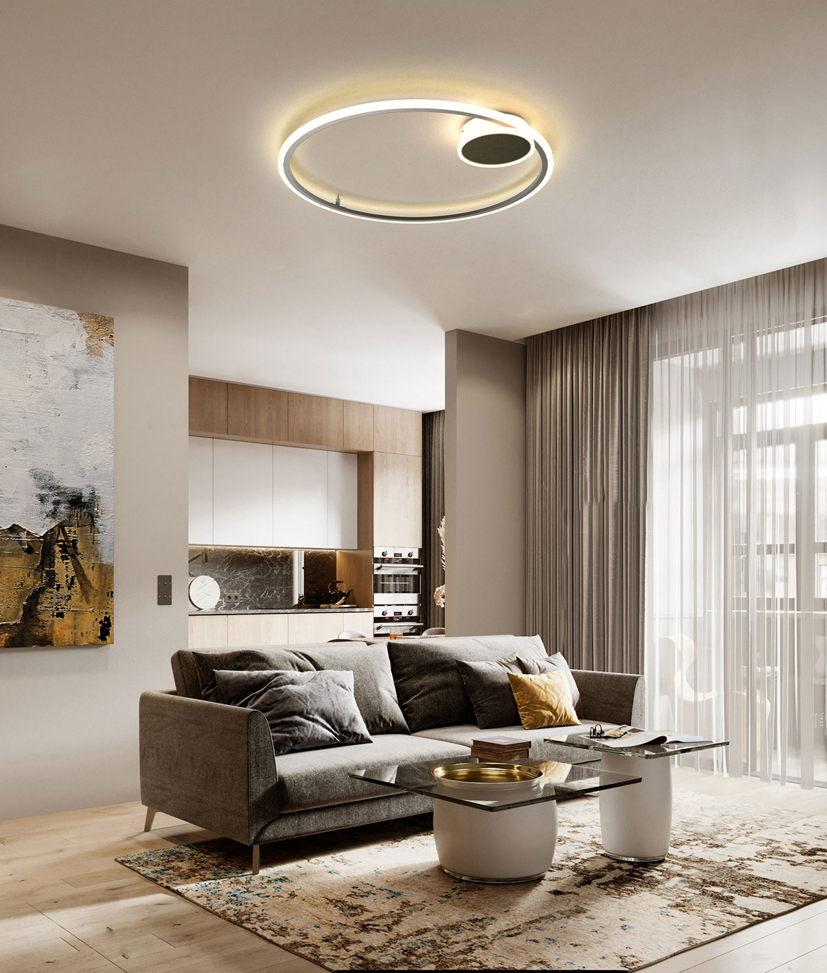 Installation Gallery Living Room Lighting Chandeliers Pendants