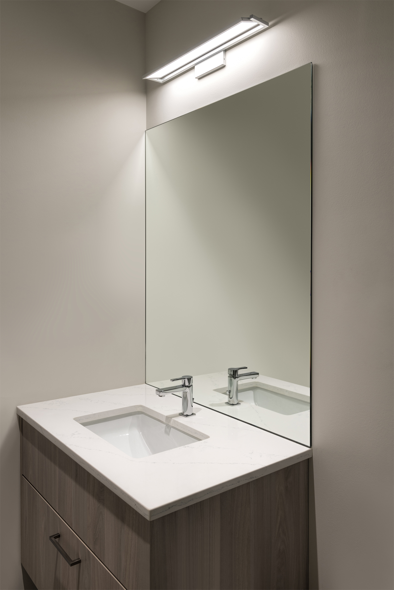 Line Bathroom Vanity Light by WAC Lighting WS-6724-30-AL WAC196930