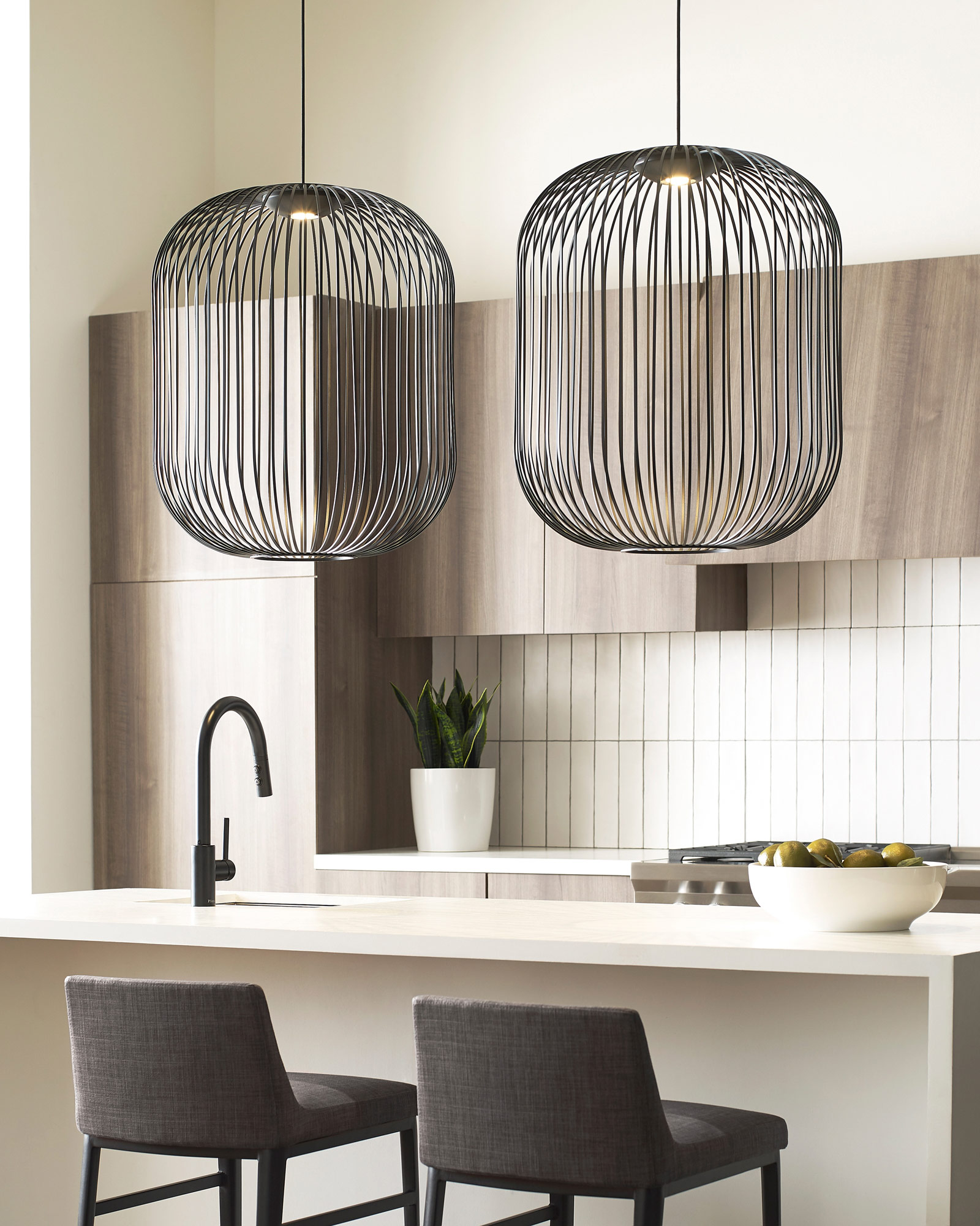 Kai Pendant by Visual Comfort Modern | 700TDKAI1B-LED930 | TLG924630