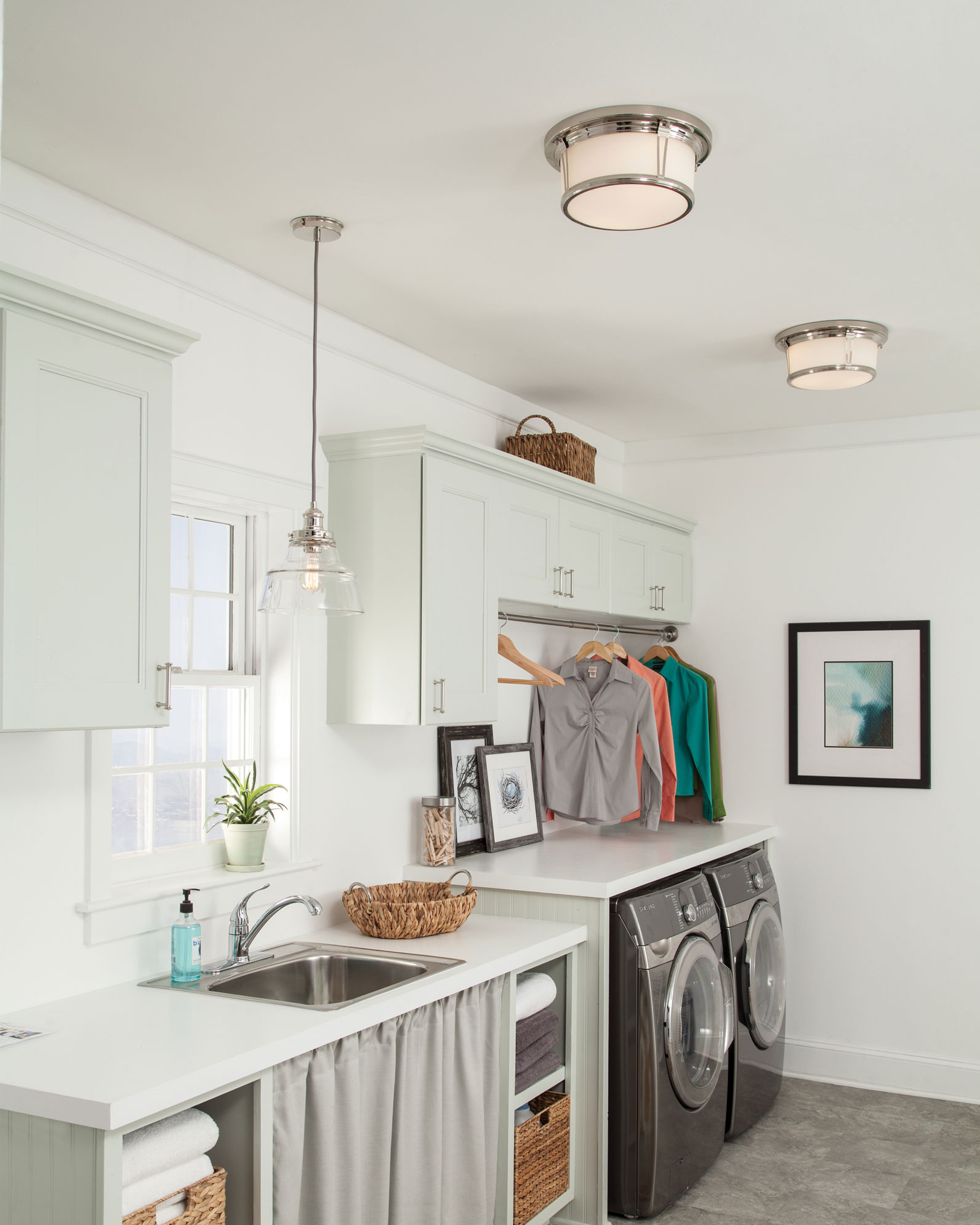 Laundry Room Light Fixtures Stylish Flush Mount Light Fixtures Life